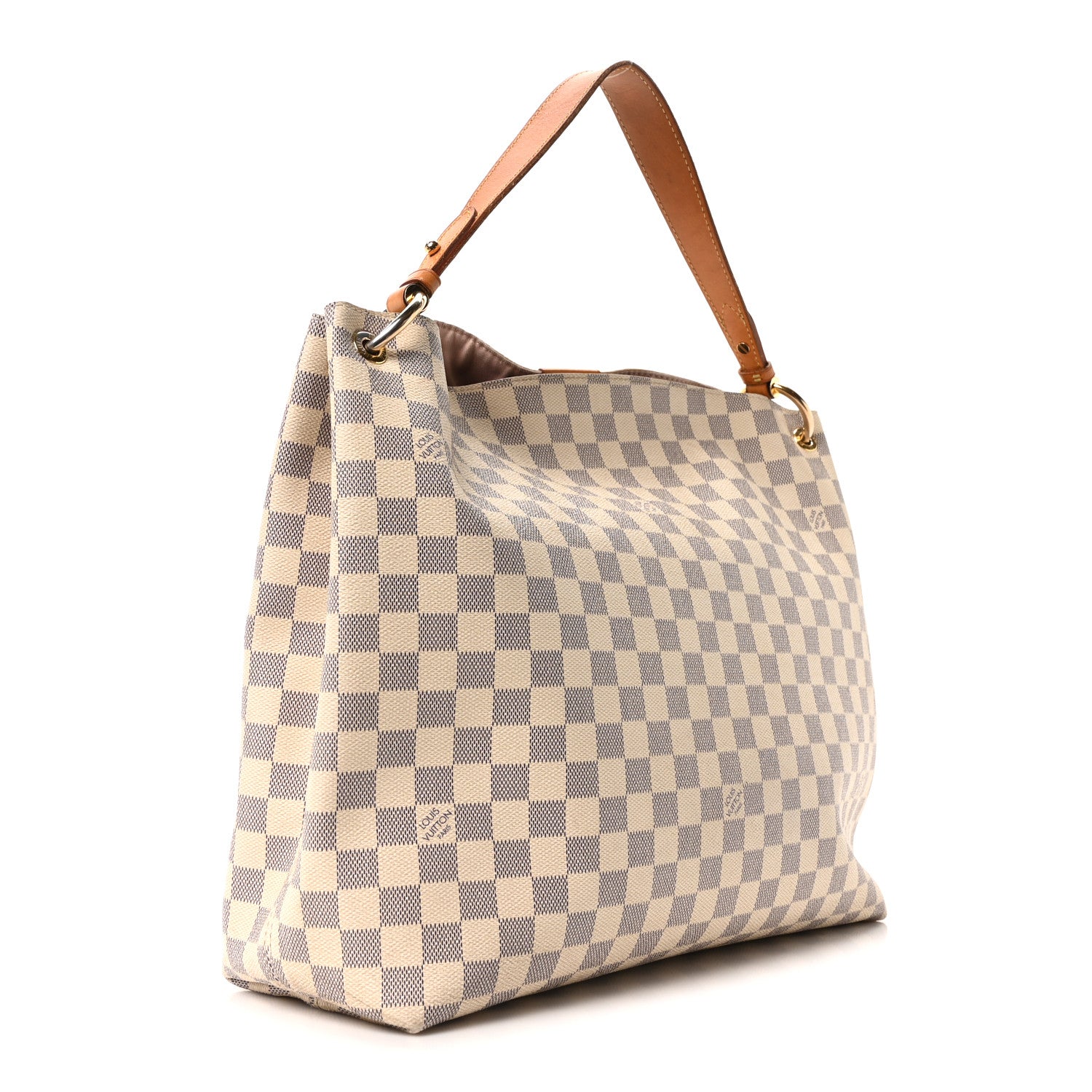 Damier Azur Graceful MM Rose Ballerine