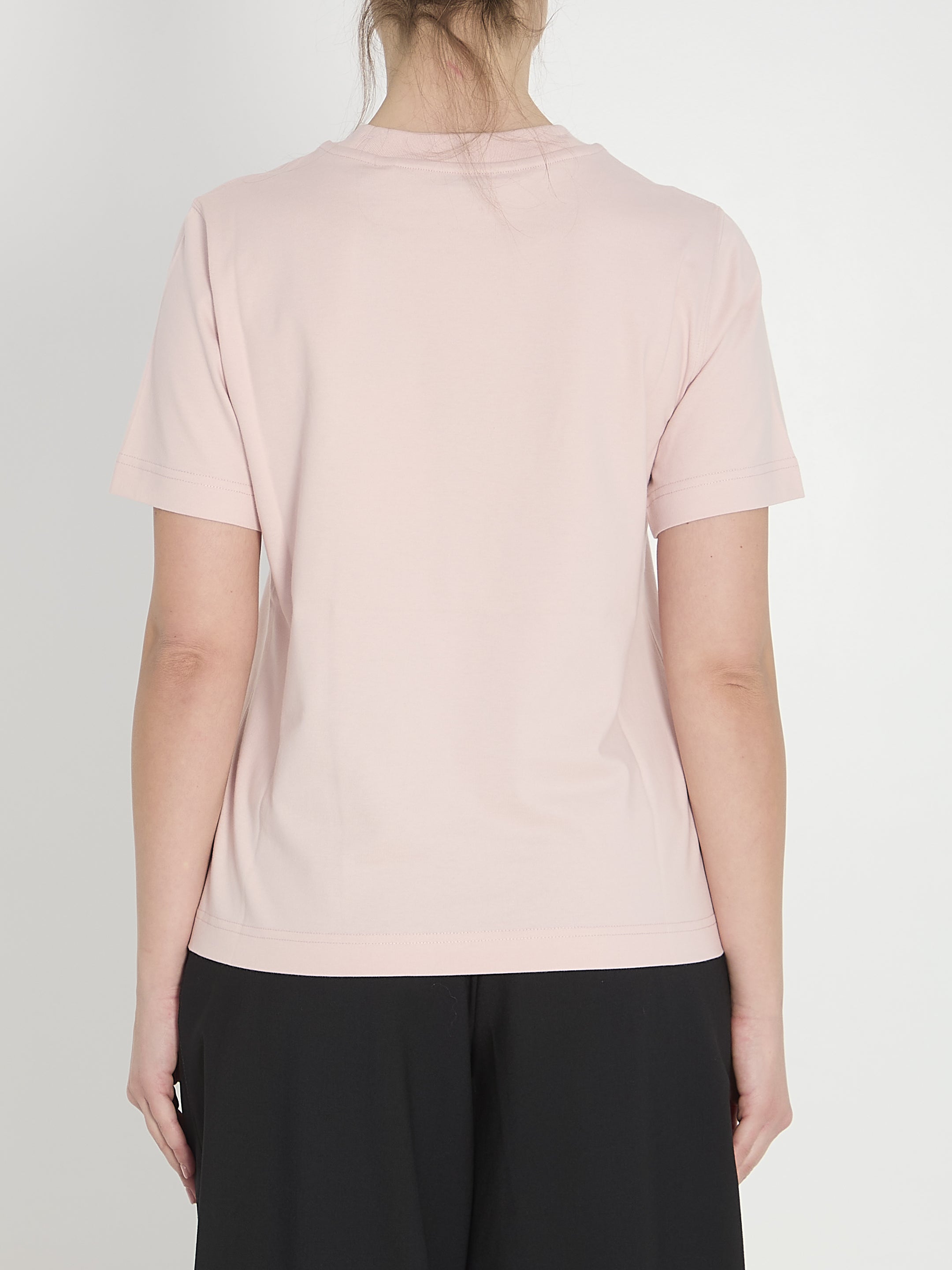 check cotton t-shirt