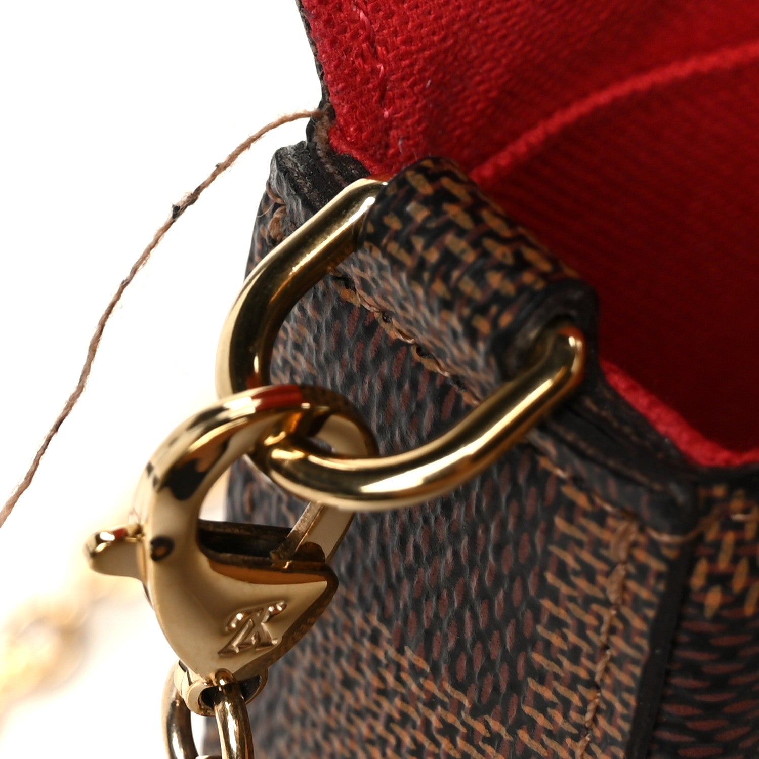 Damier Ebene Pochette Felicie Chain Wallet