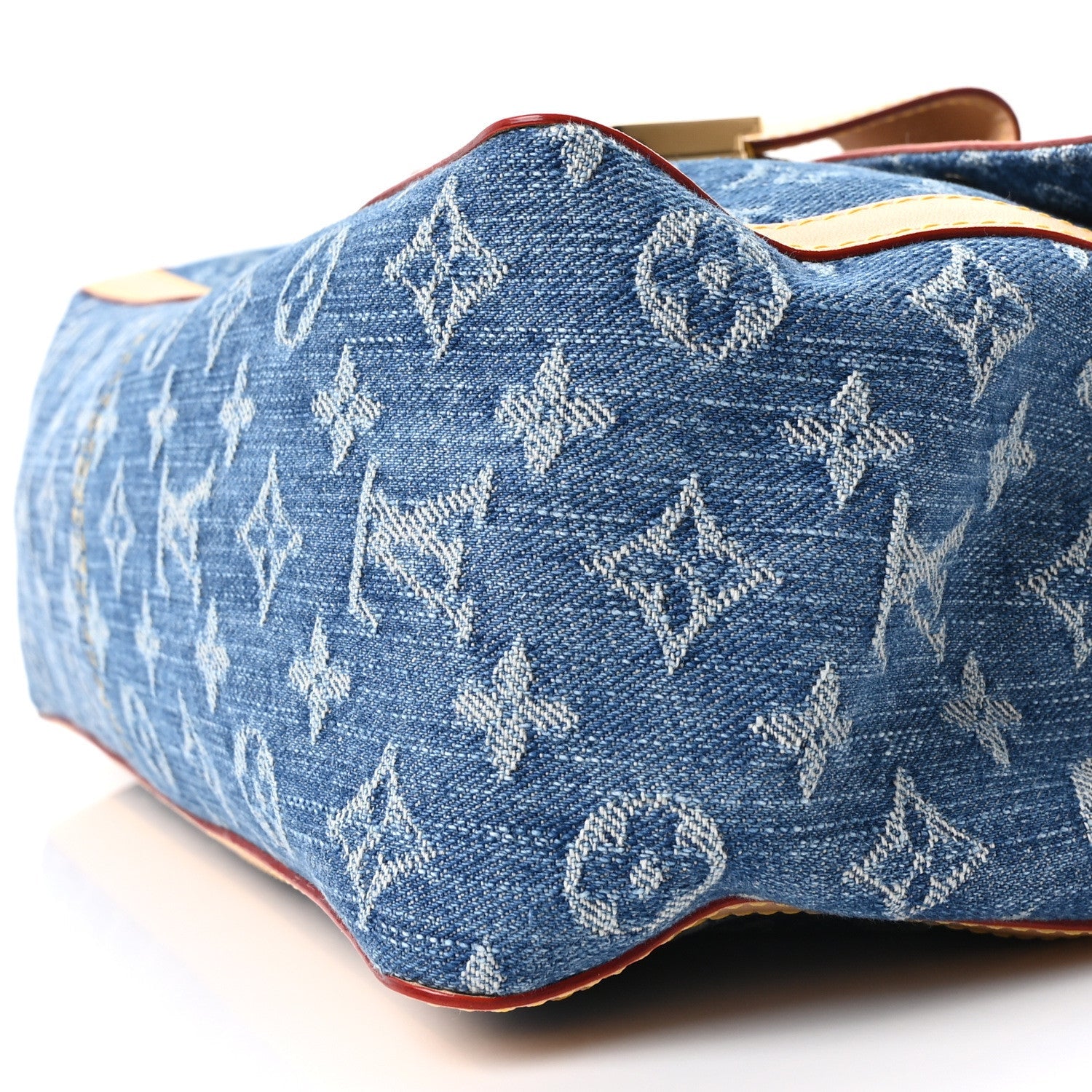 Denim Monogram Dauphine Soft GM Blue