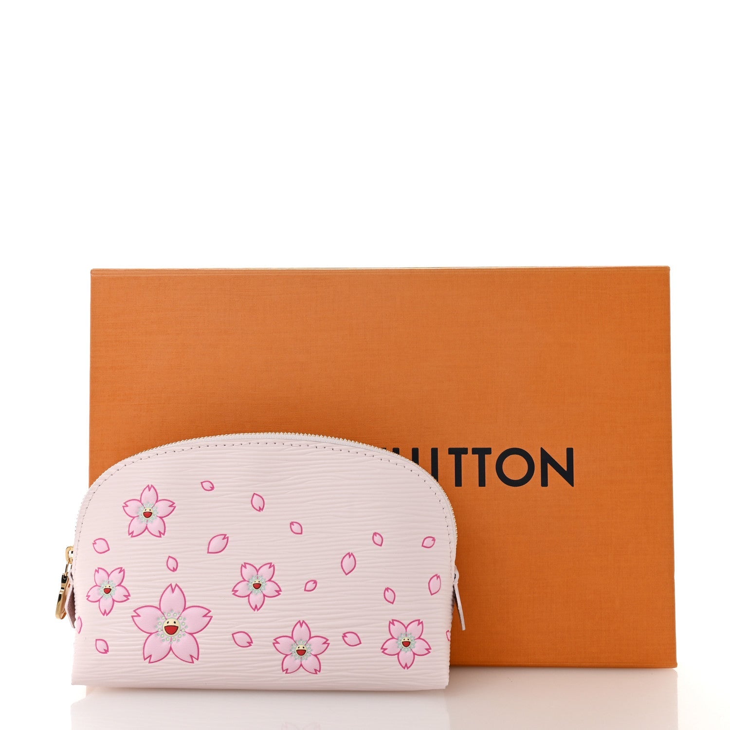 LV X TM Epi Cherry Blossom Cosmetic Pouch Pink