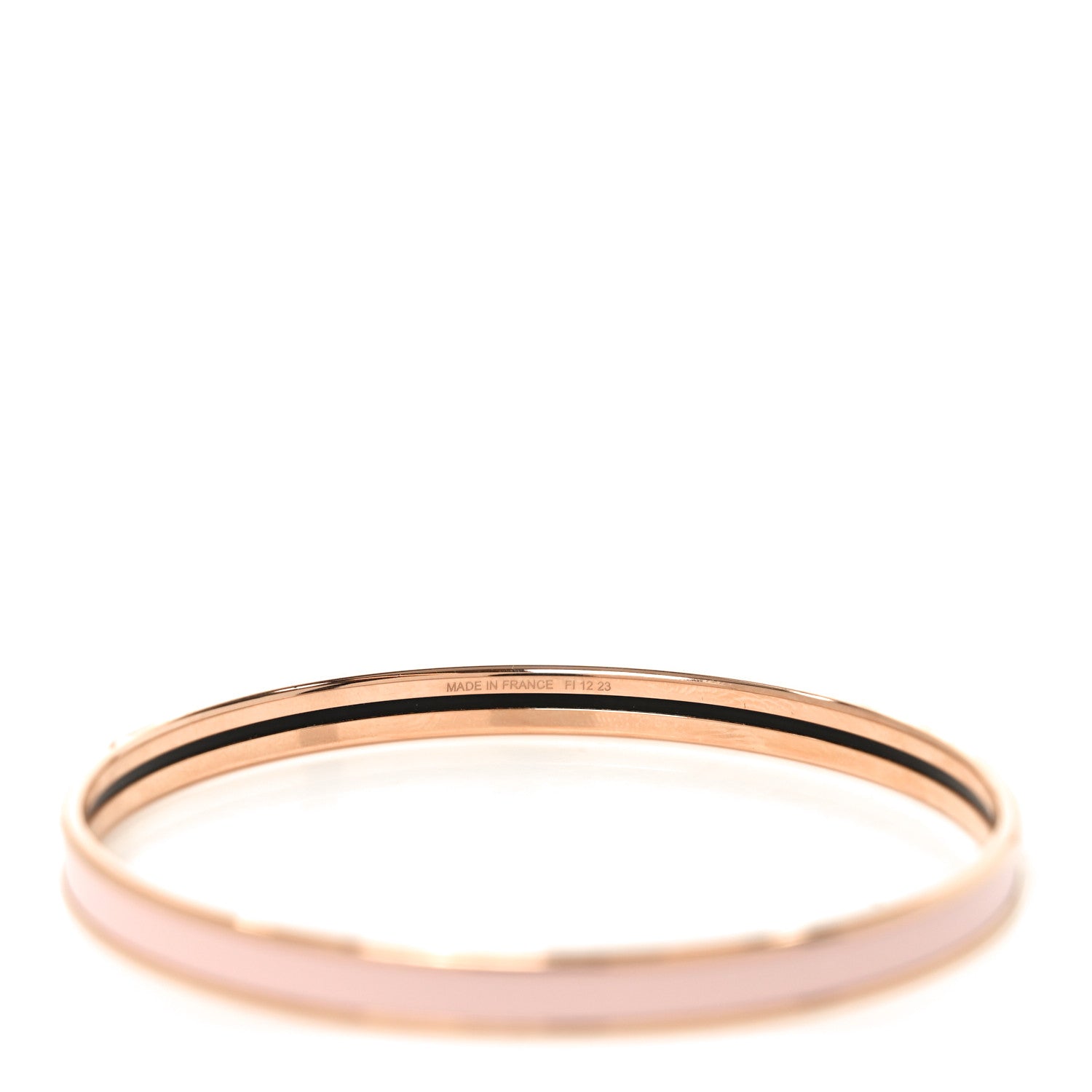 Enamel Uni Bangle 65 Rose Candeur