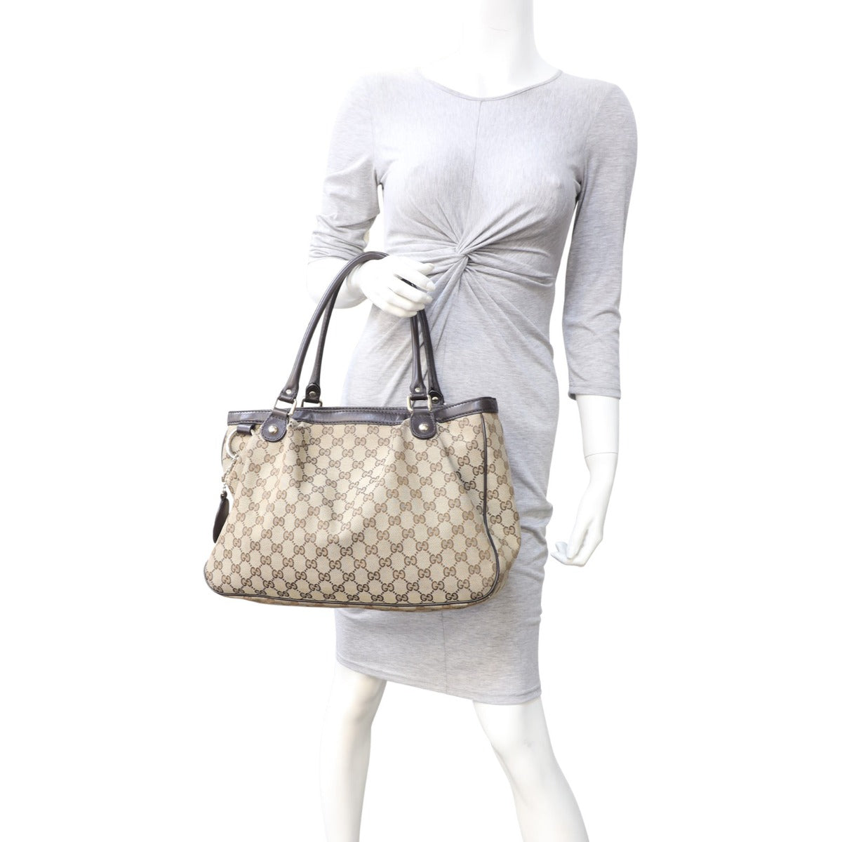 Gucci GG Canvas Sukey Tote Large