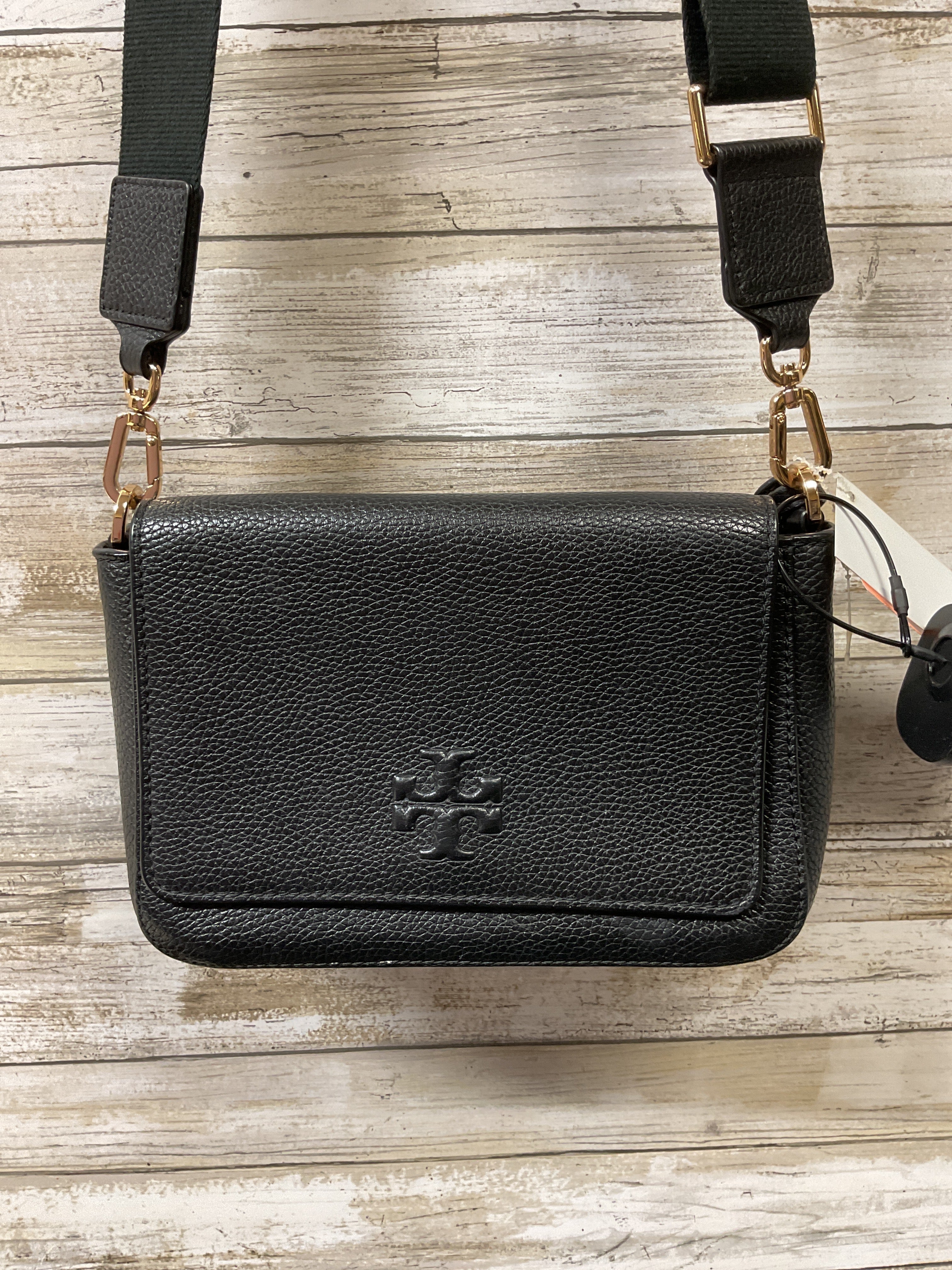 Crossbody Designer By Tory Burch In Black, Size:Small