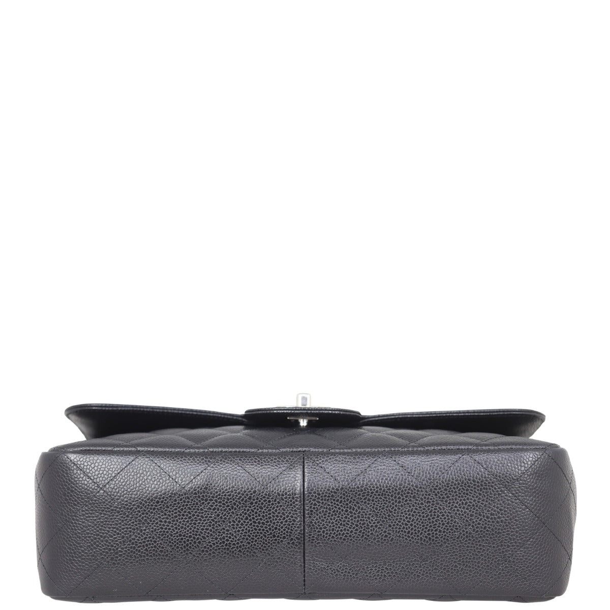 Chanel Classic Single Flap Jumbo | Black Silver Hardware
