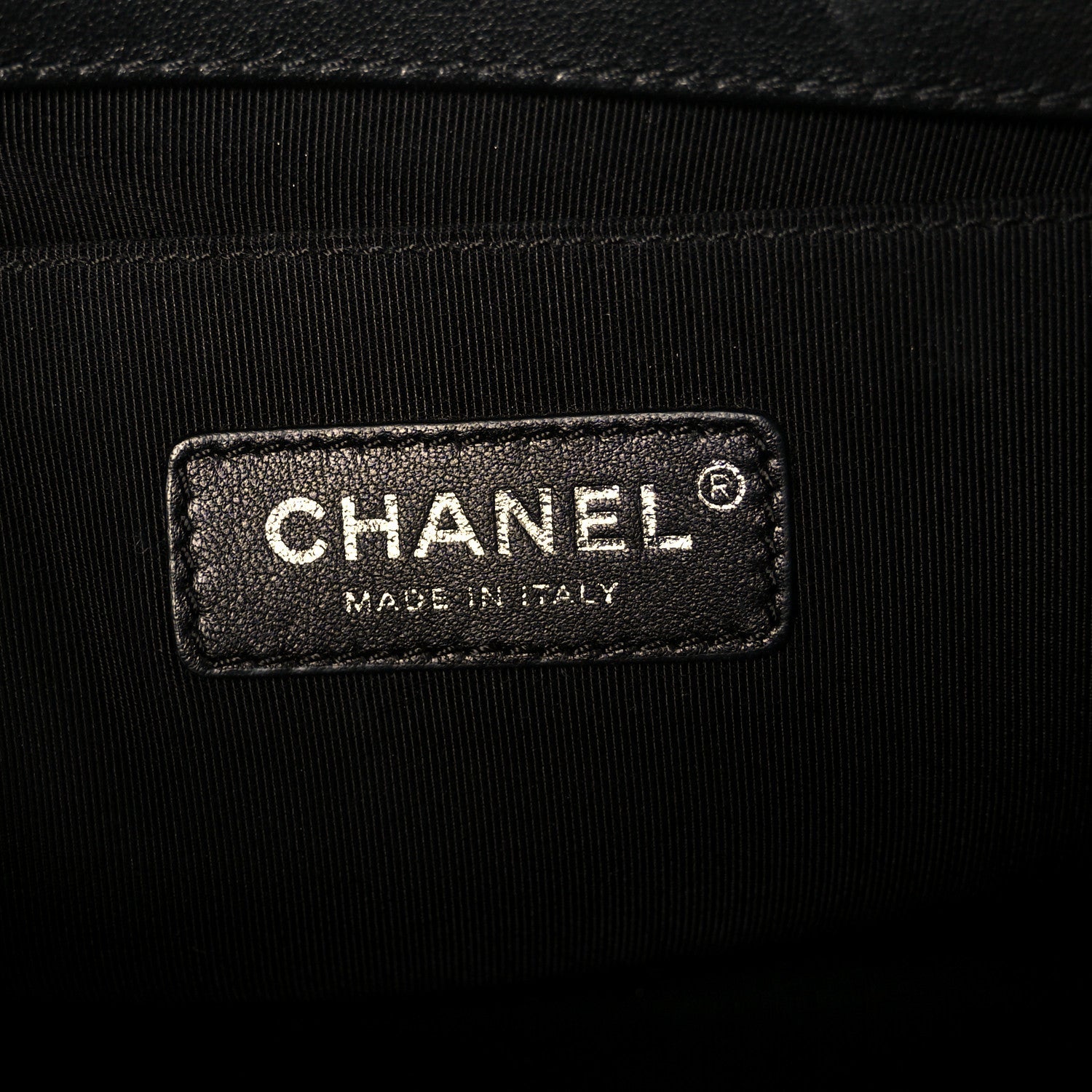 Calfskin Quilted Medium Boy Flap Black
