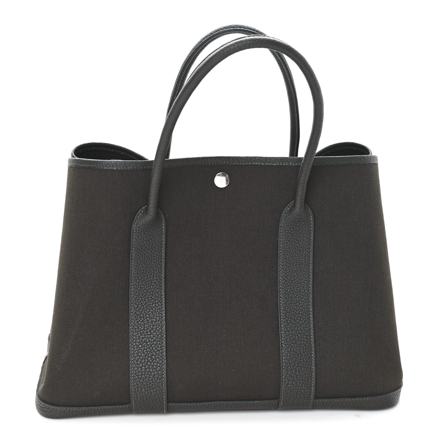 Toile H Negonda Garden Party Tote 36 MM Vert Mangrove