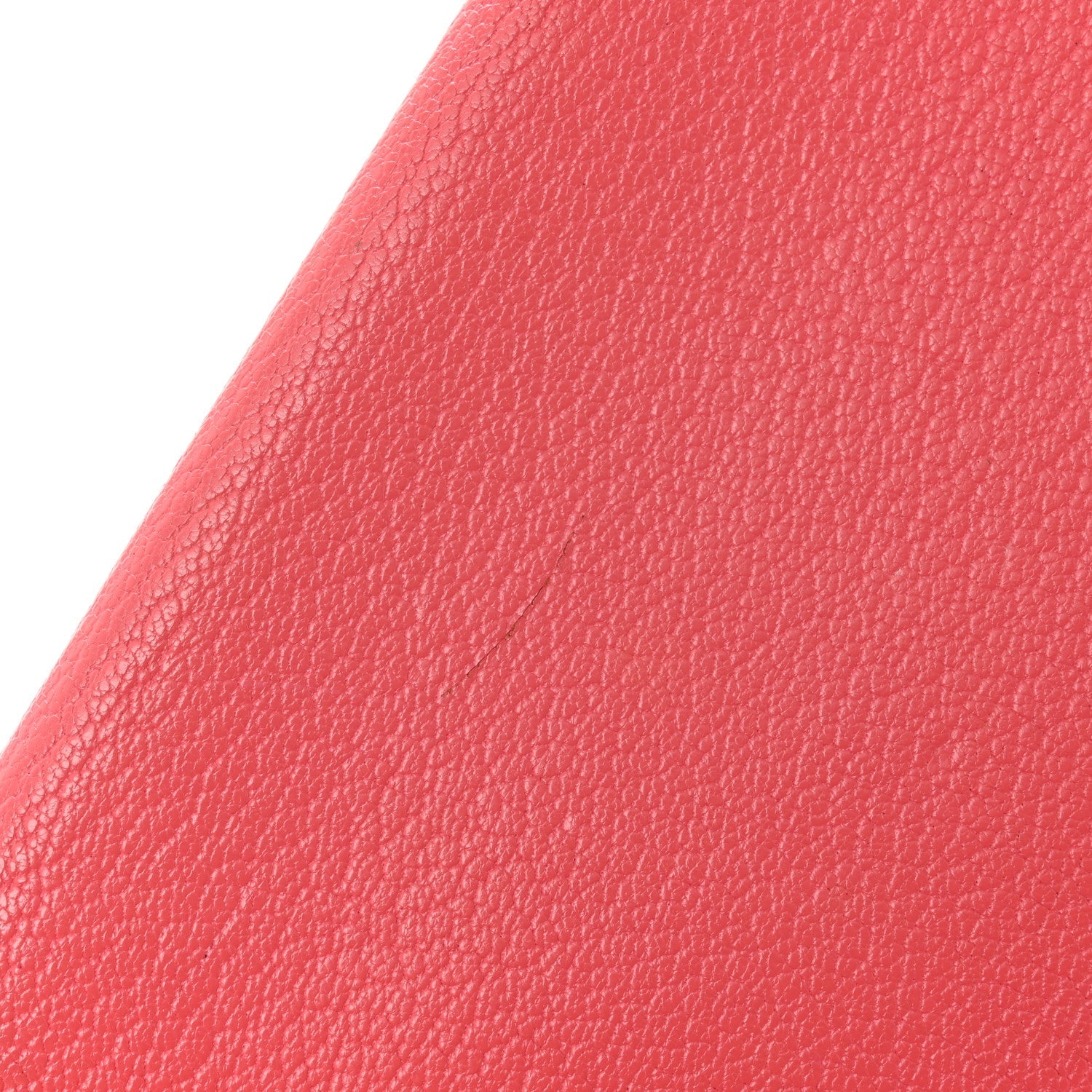 Chevre Mysore Bi-Color Globe Trotter Agenda Cover PM Rose Lipstick Orange Poppy