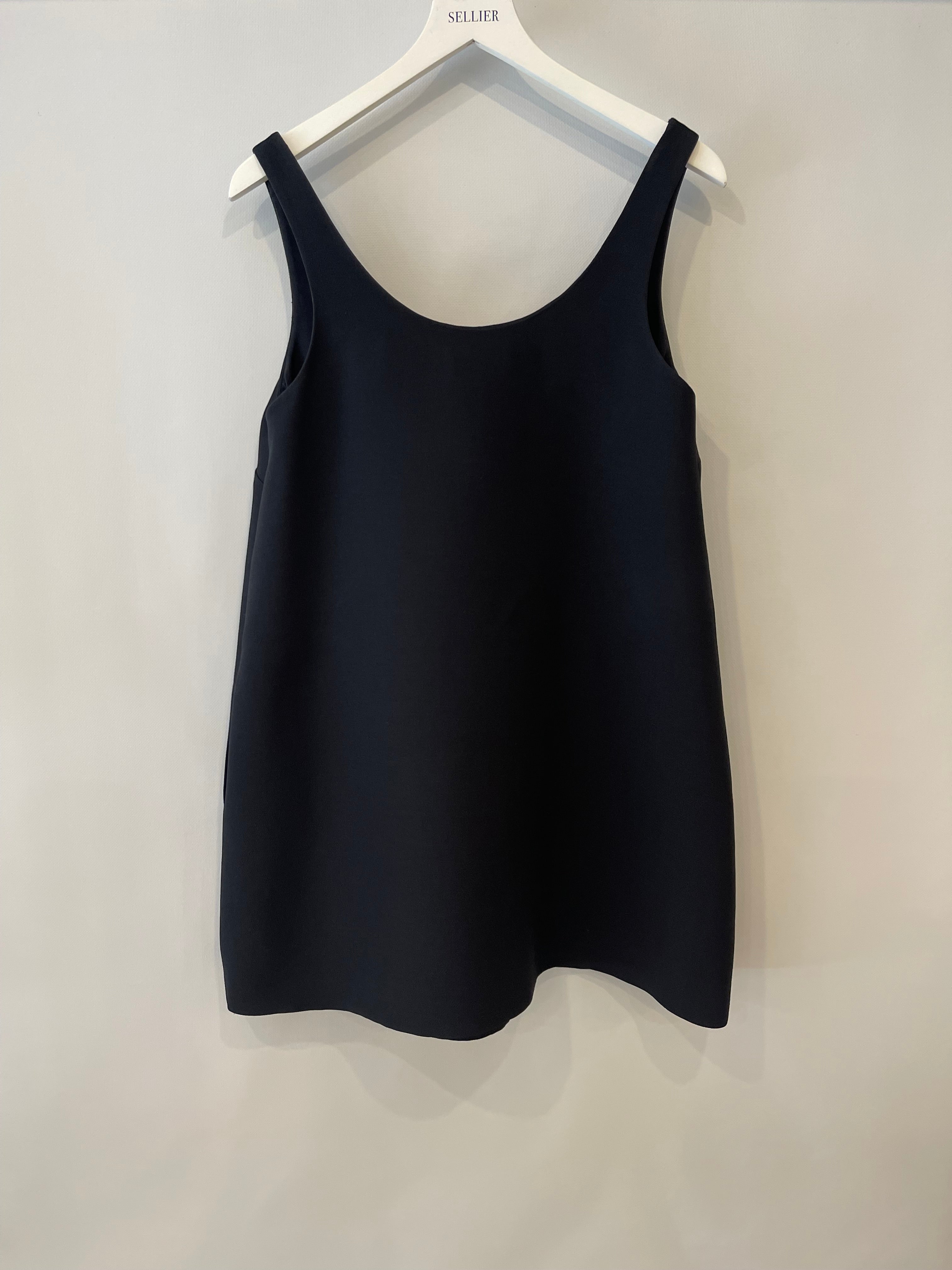 Dior Black Sleeveless Wool and Silk Mini Dress Size FR 40 (UK 12) RRP £2,000