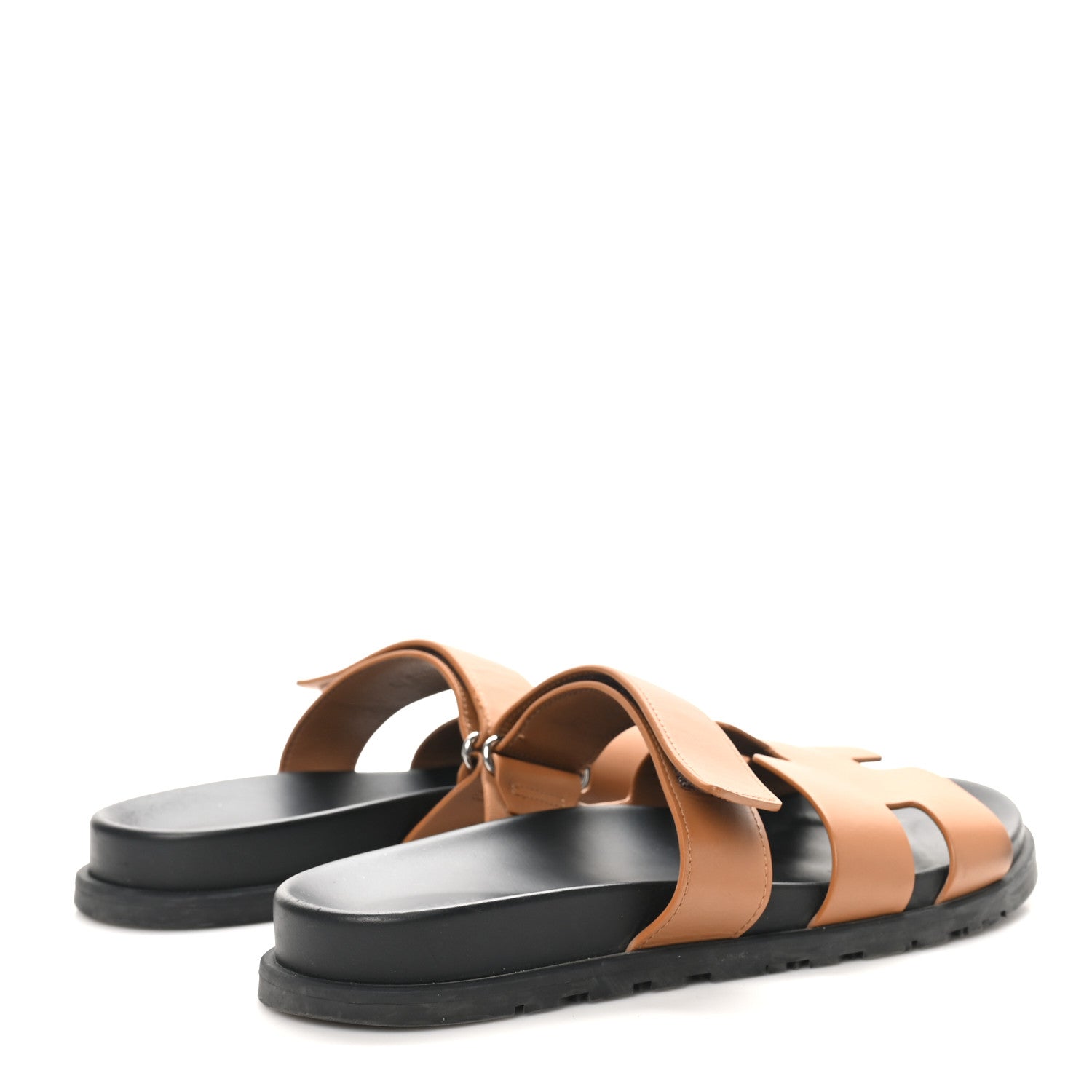 Calfskin Mens Chypre Sandals 40 Naturel