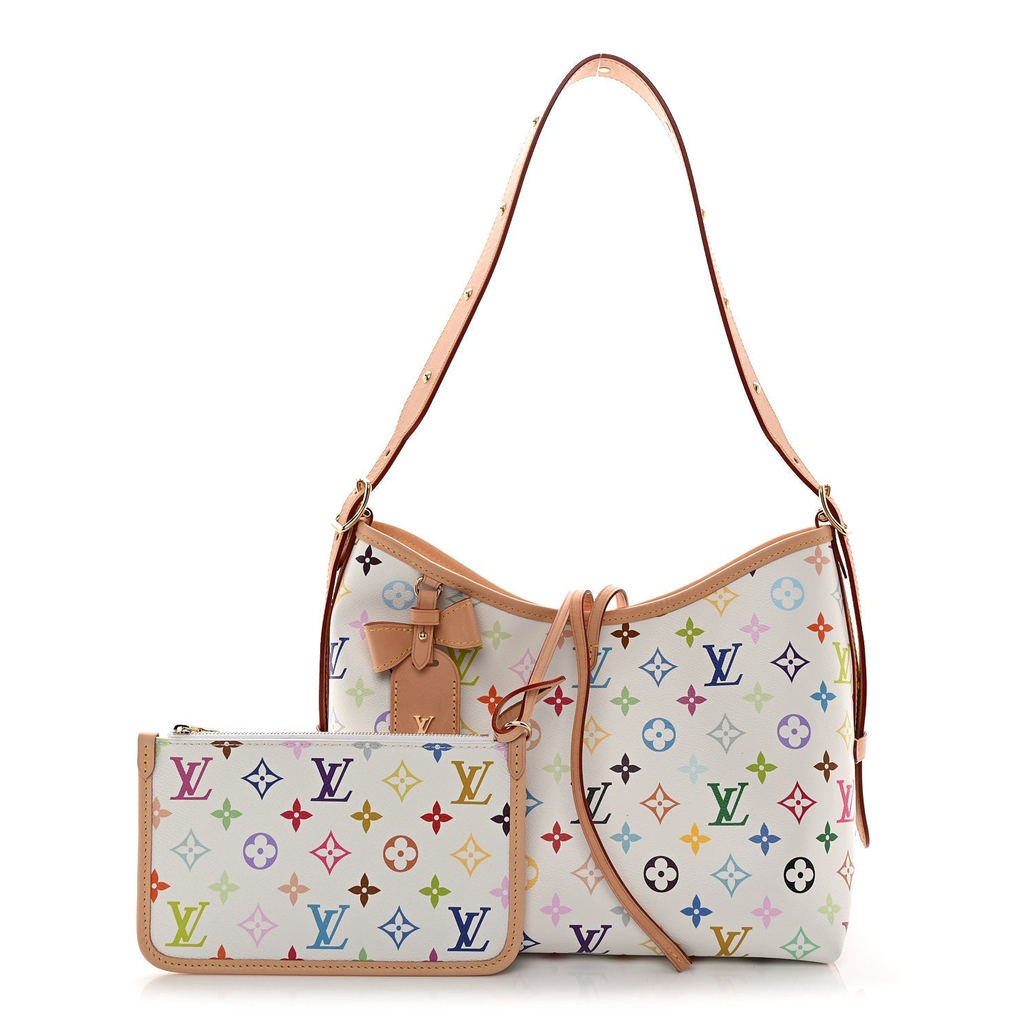 LV X TM Monogram Multicolor CarryAll PM White