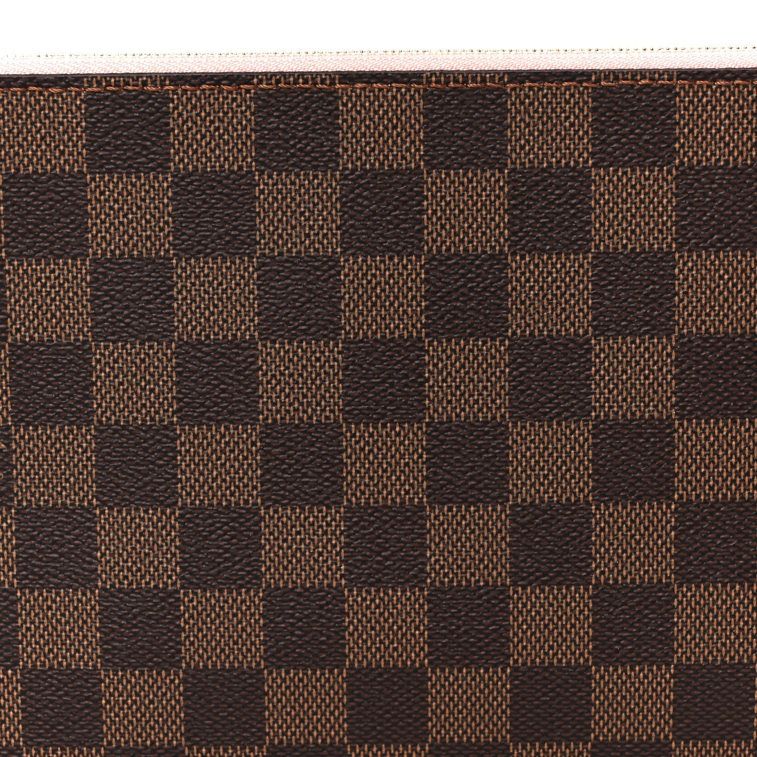 Damier Ebene Neverfull MM GM Pochette Rose Ballerine
