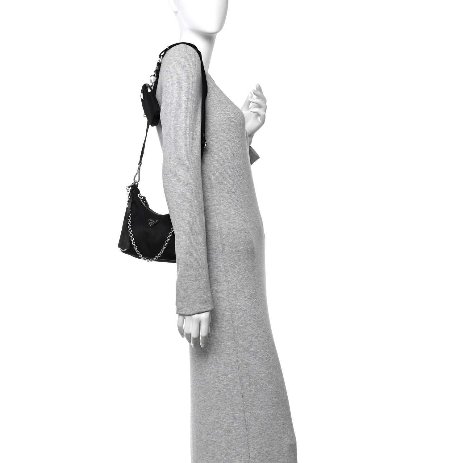 Nylon Re-Edition 2005 Shoulder Bag Black