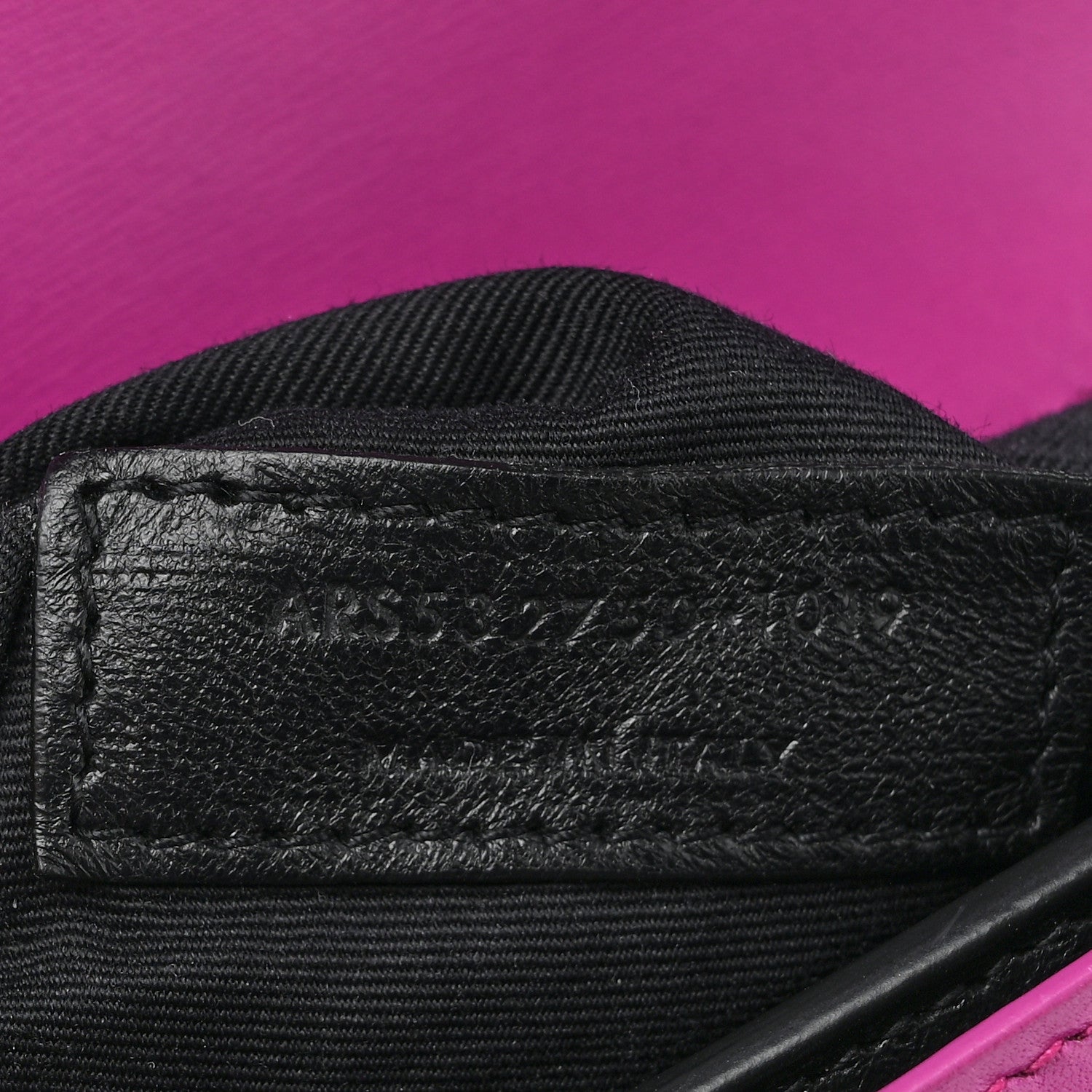 Smooth Calfskin Monogram Cassandra Clasp Bag Electric Fuchsia