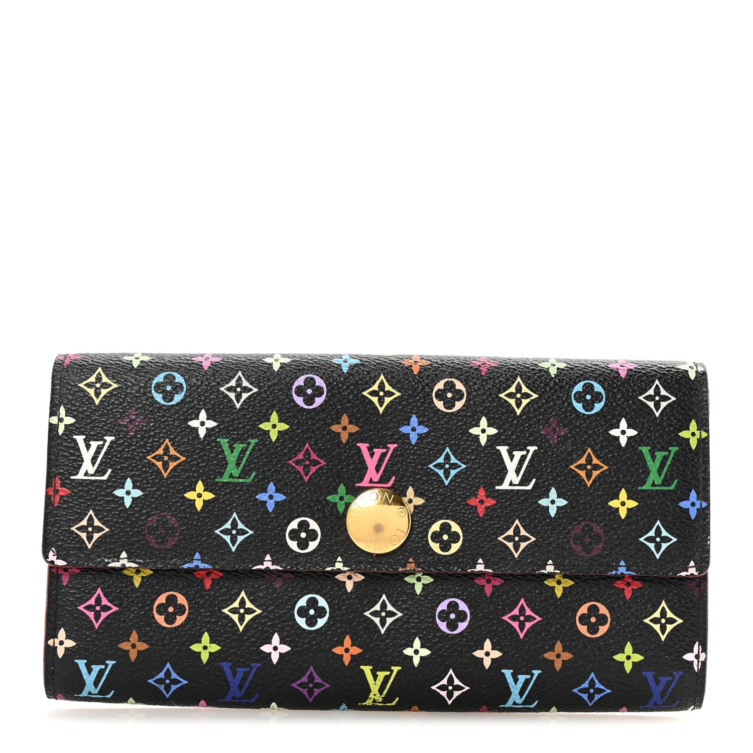 Monogram Multicolor Sarah Wallet Black Grenade