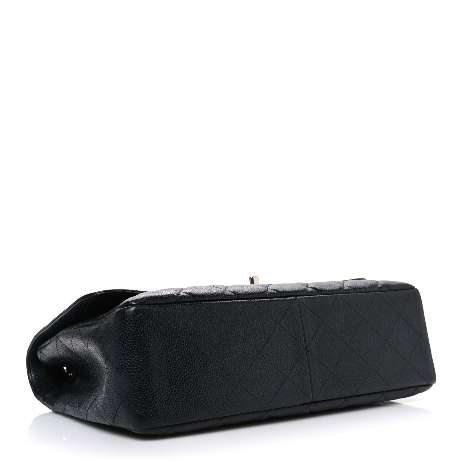 Caviar Quilted Jumbo Single Flap Black
