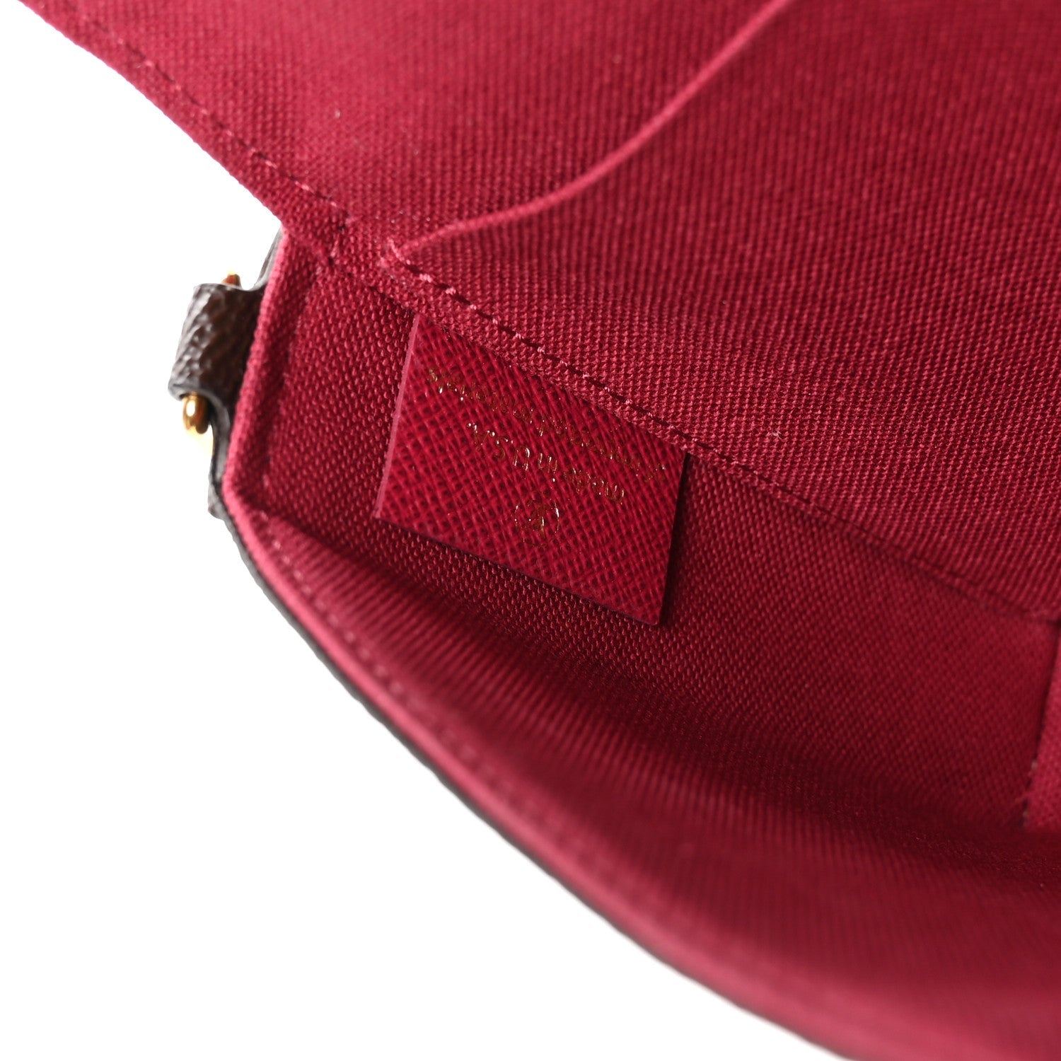 Monogram Pochette Felicie Chain Wallet Fuchsia