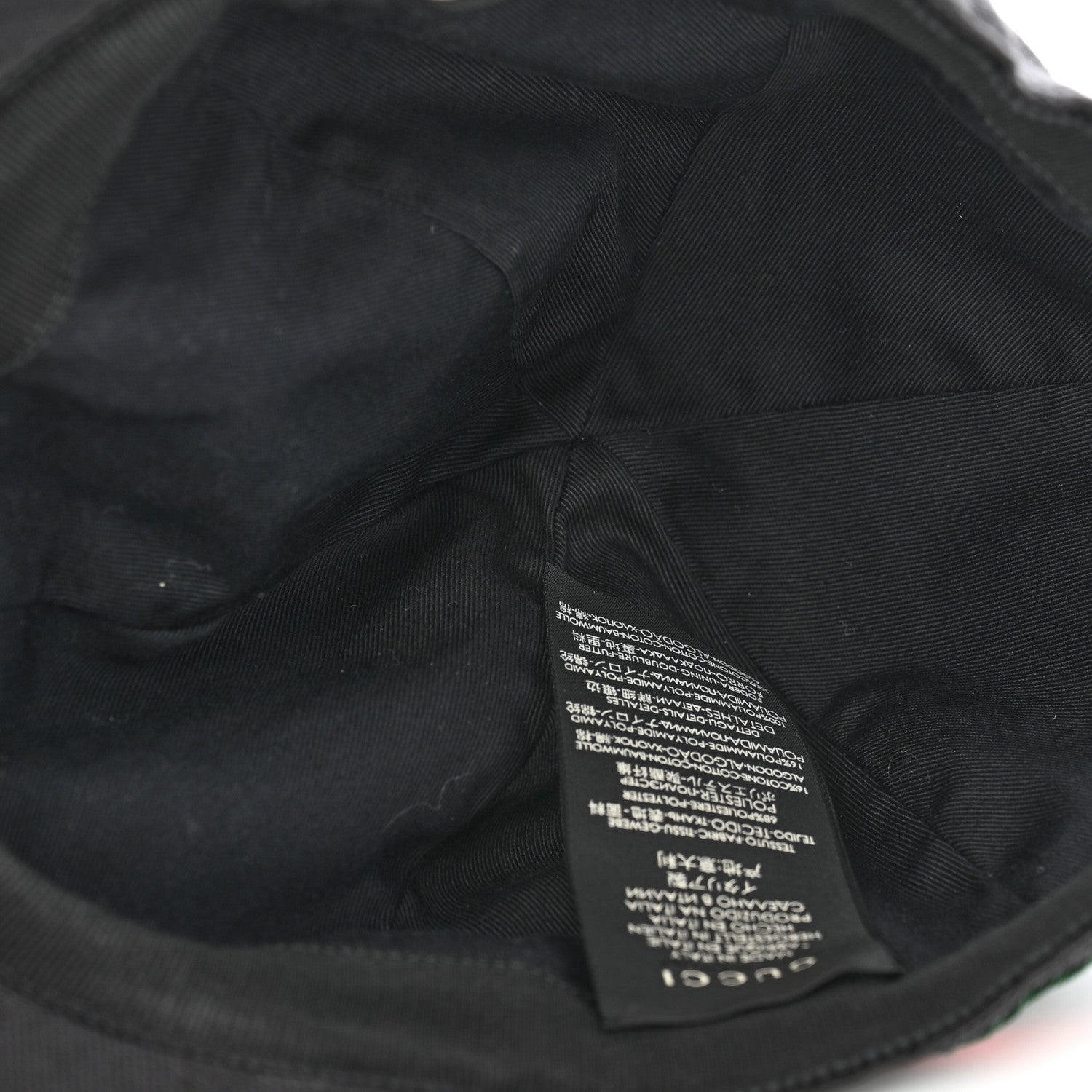 Monogram Web Baseball Hat XL Black