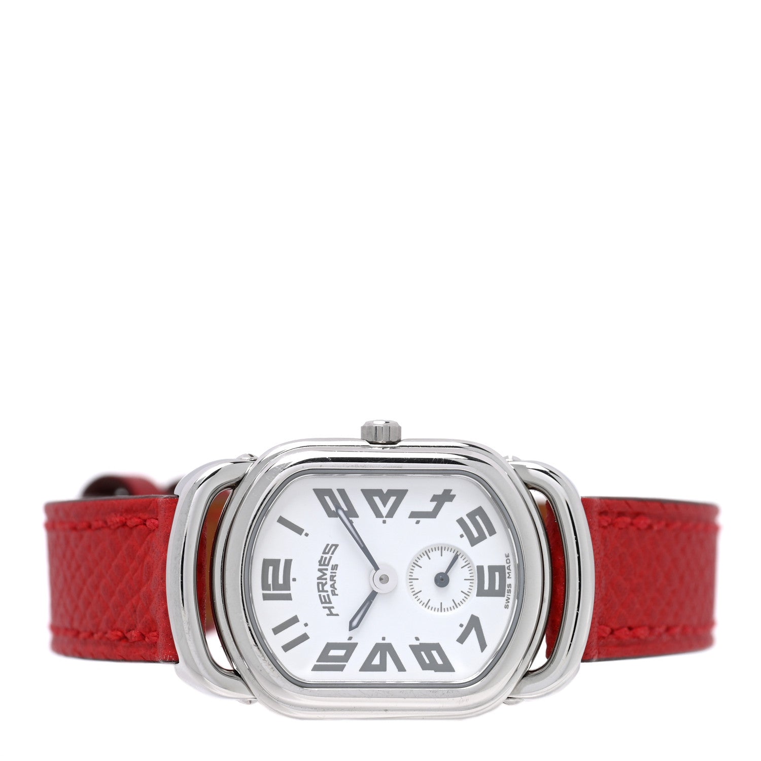 Stainless Steel Epsom 20mm Rallye Quartz Watch Rouge