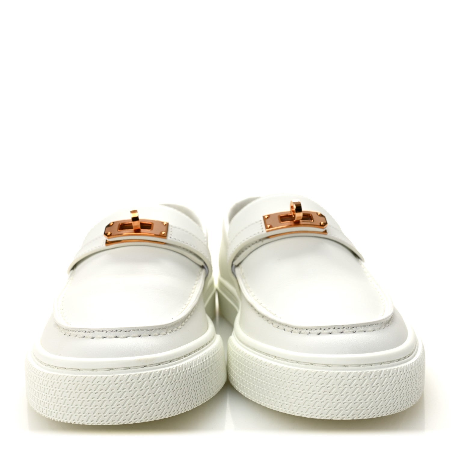Calfskin Game Slip On Sneakers 39 White