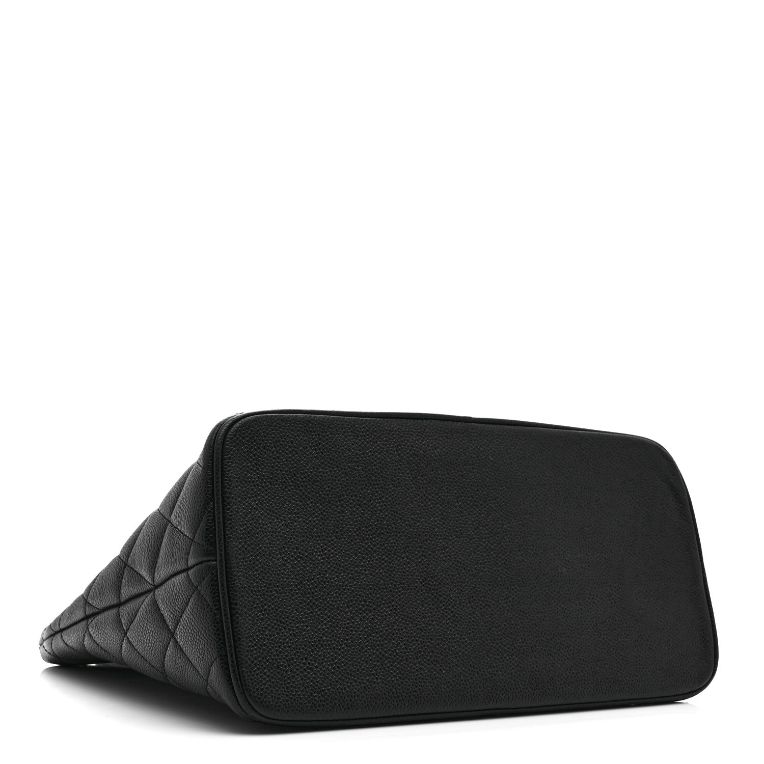 Caviar Quilted Medallion Tote Black