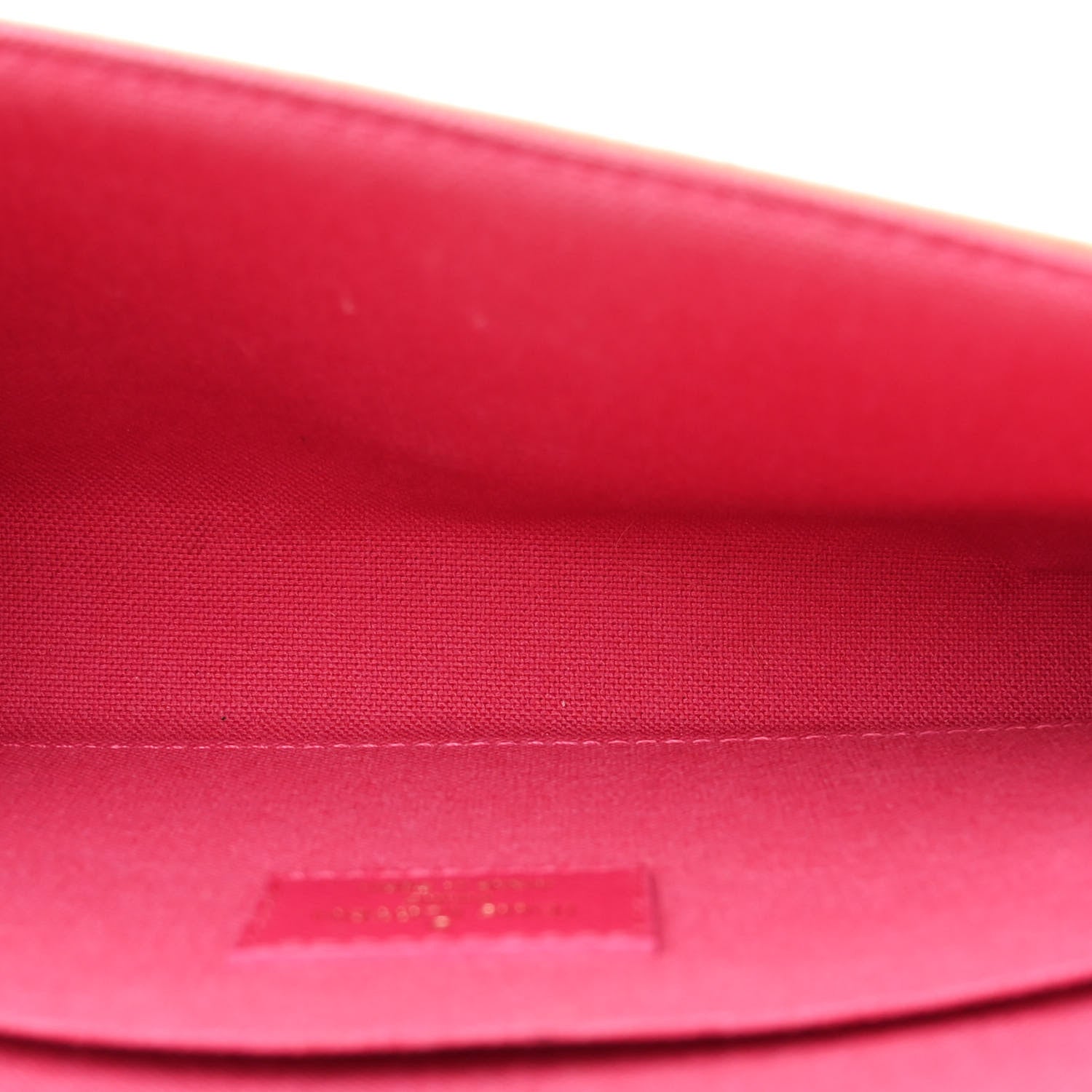 Damier Azur Studded Pochette Felicie Chain Wallet Fuchsia