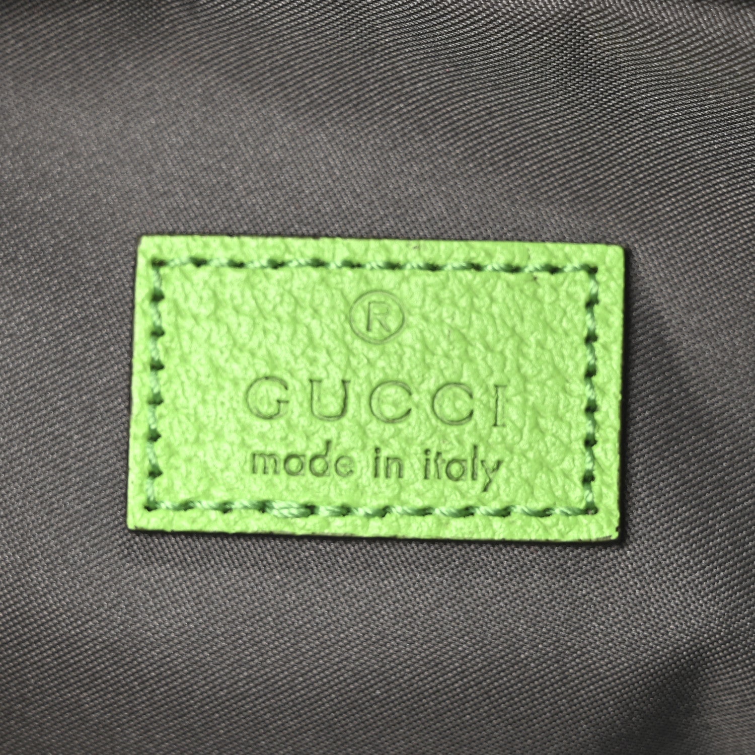 Jersey GG Monogram All Over Sporty Belt Bag Green Grey Multicolor