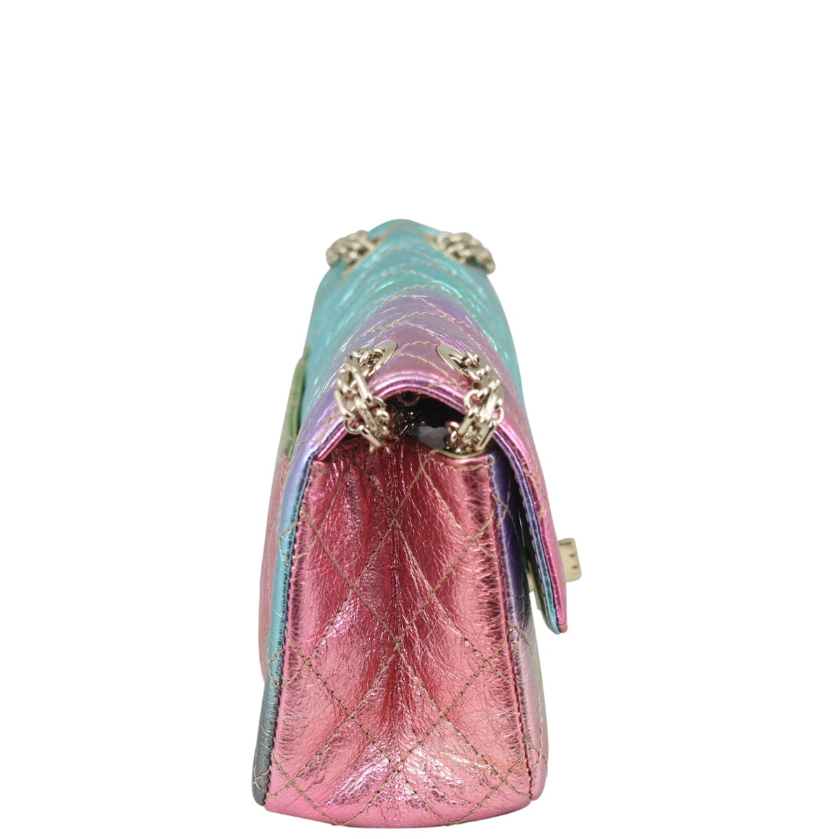 Chanel Rainbow Metallic Reissue Mini Flap Bag