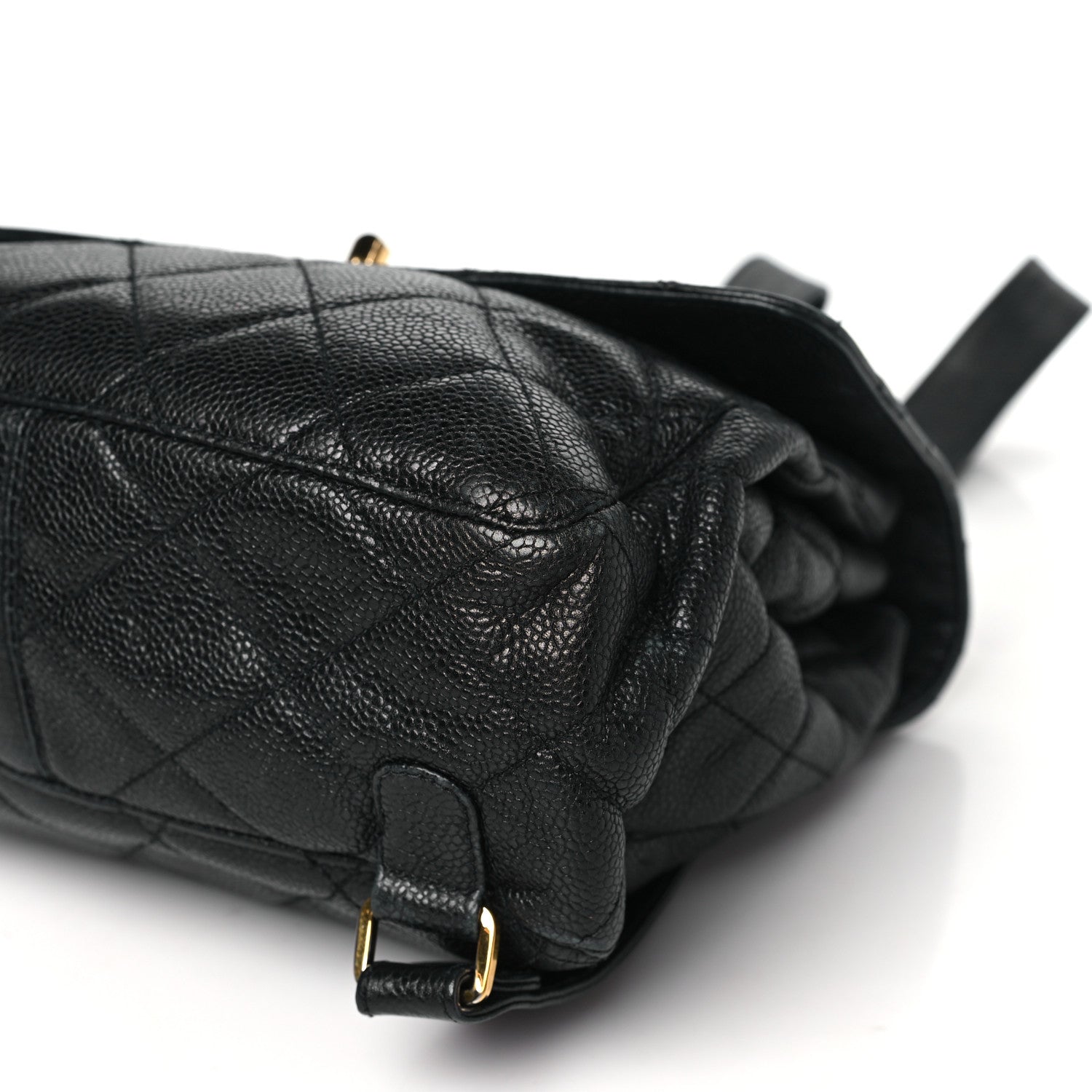 Caviar Quilted Backpack Black