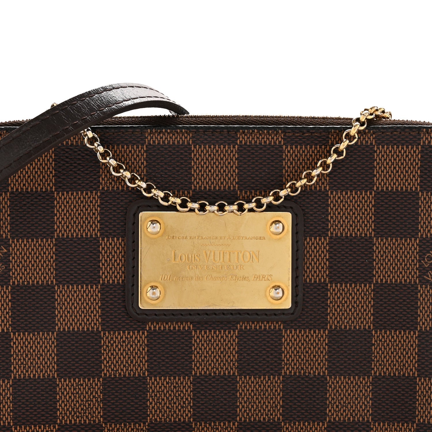 Damier Ebene Eva Clutch