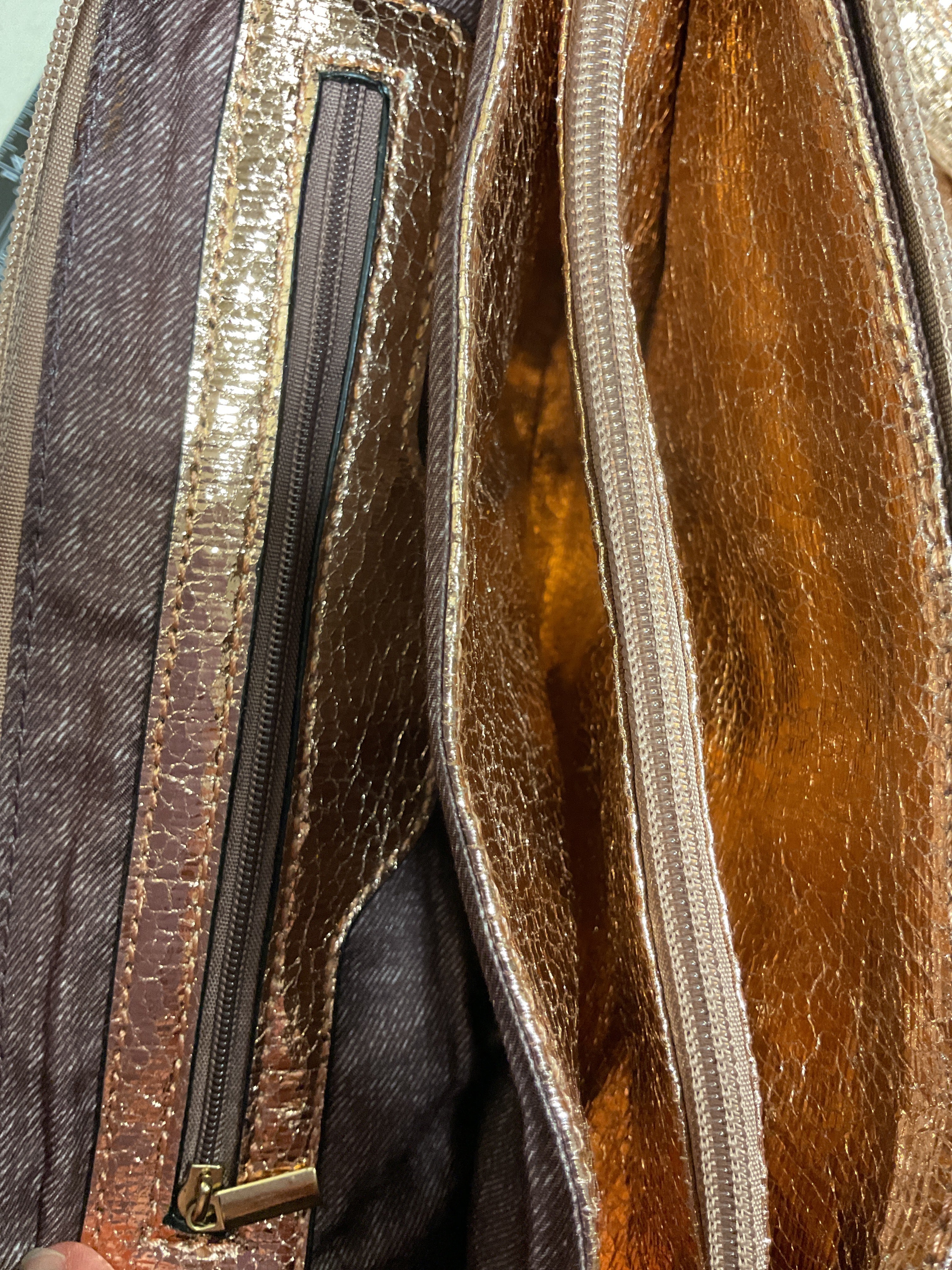 Handbag By Cmc In Rose Gold, Size:Medium