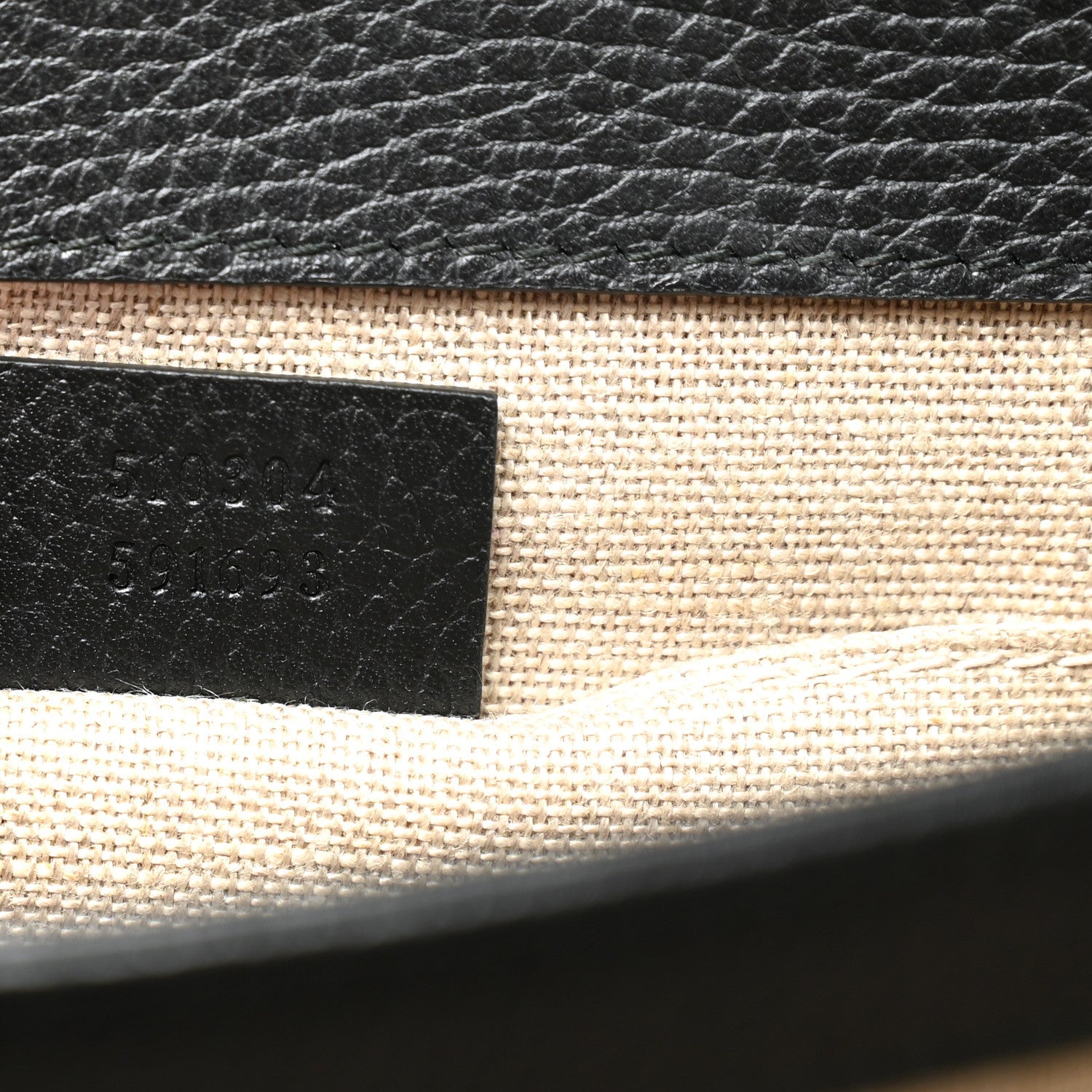 Dollar Calfskin Small Interlocking G Shoulder Bag Black