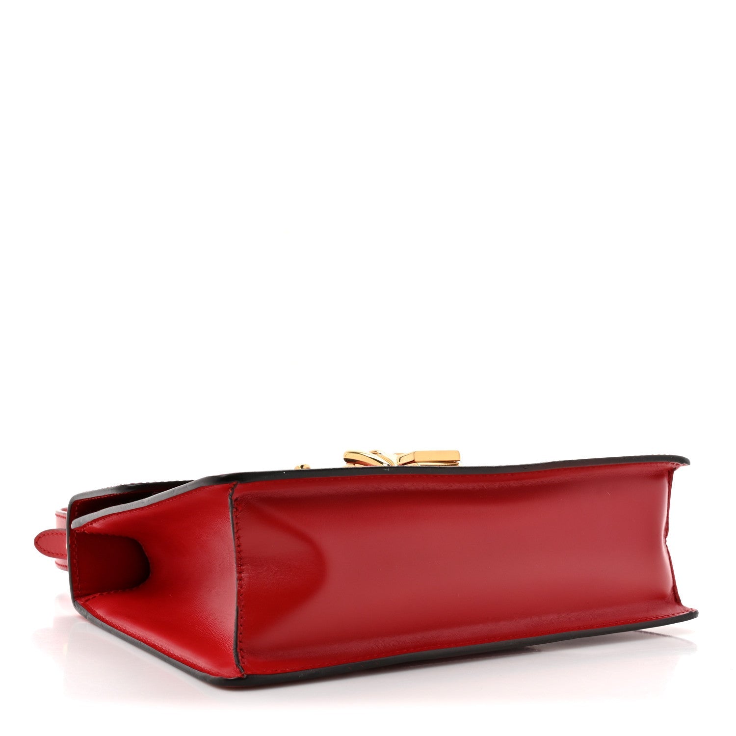 Calfskin Small Sylvie Shoulder Bag Hibiscus Red