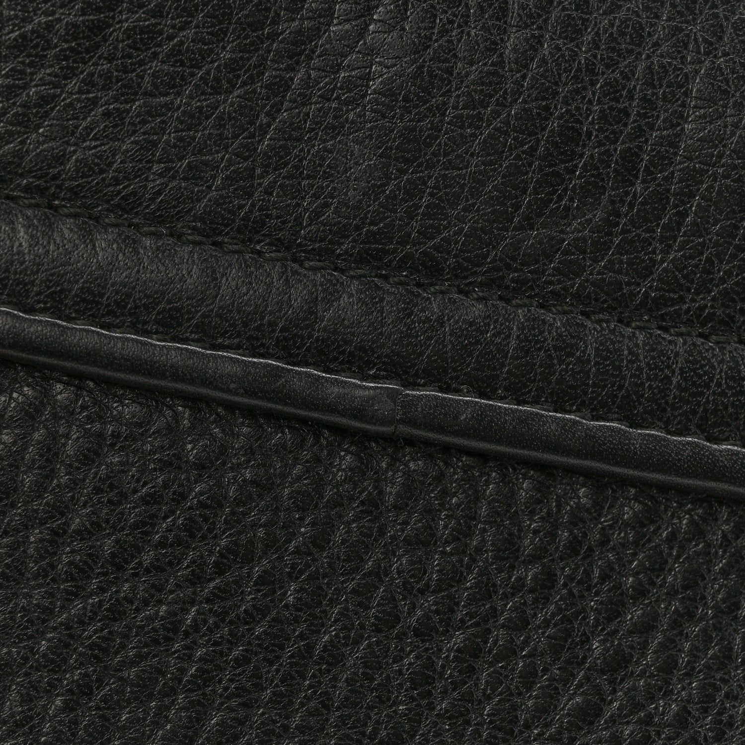 Pebbled Calfskin Small 1973 Chain Shoulder Bag Black