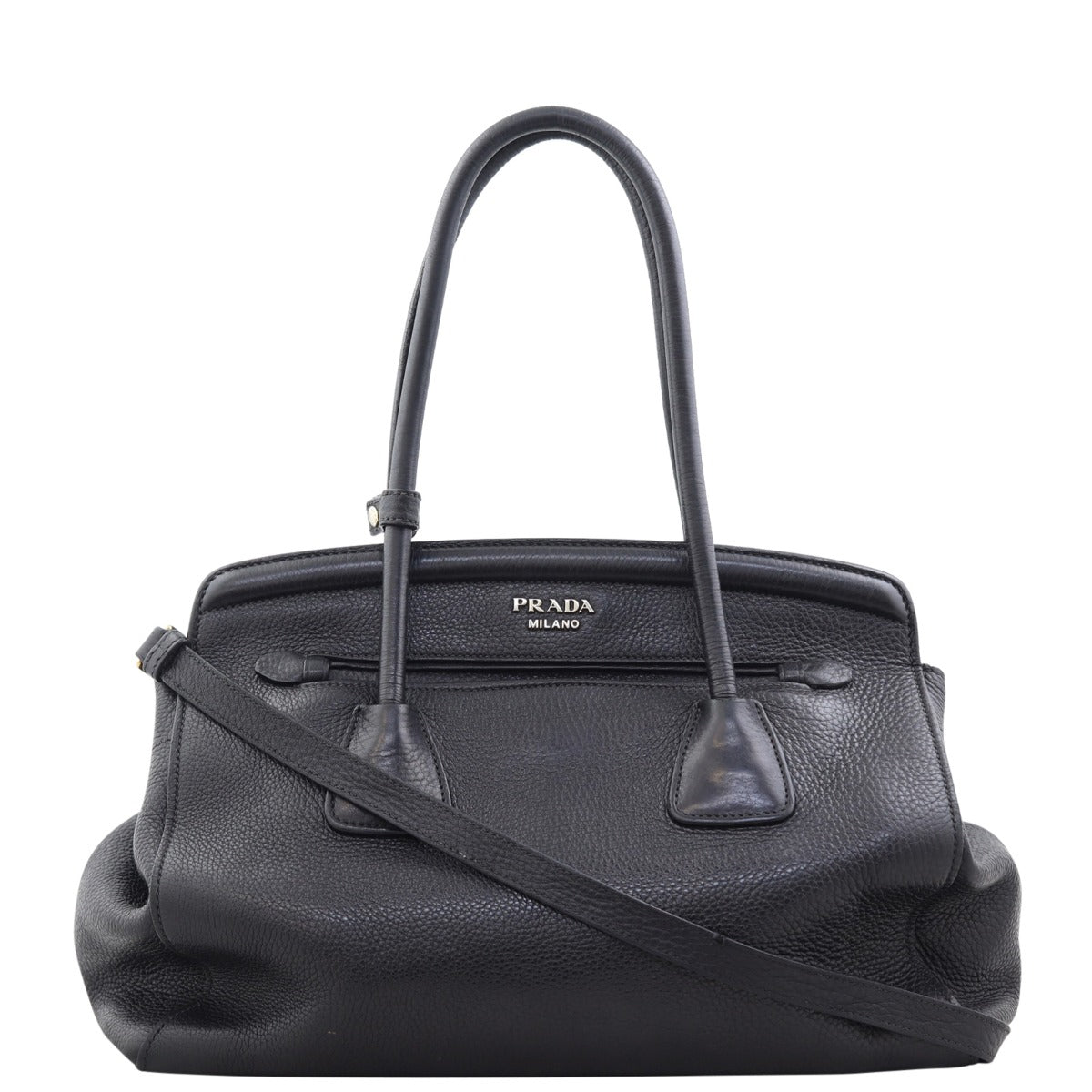 Prada Vitello Daino Two Way Tote