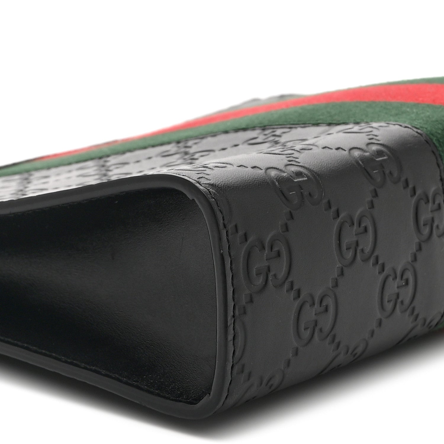 Guccissima Signature Web New Web Cosmetic Case Black