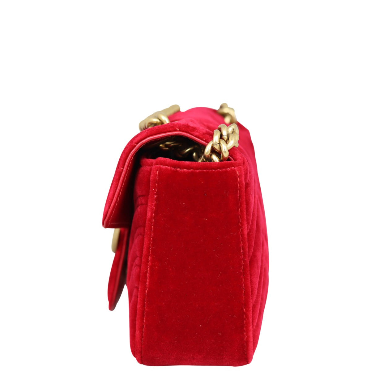 Gucci GG Marmont Velvet Mini Shoulder Bag