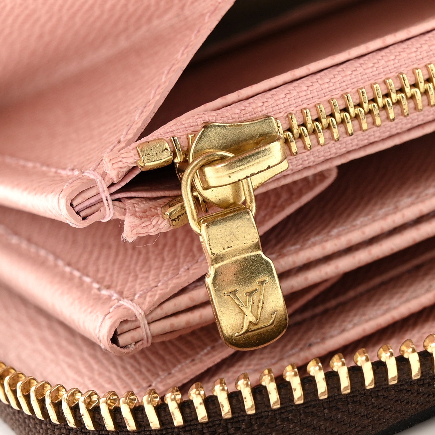 Monogram Zippy Wallet Rose Ballerine