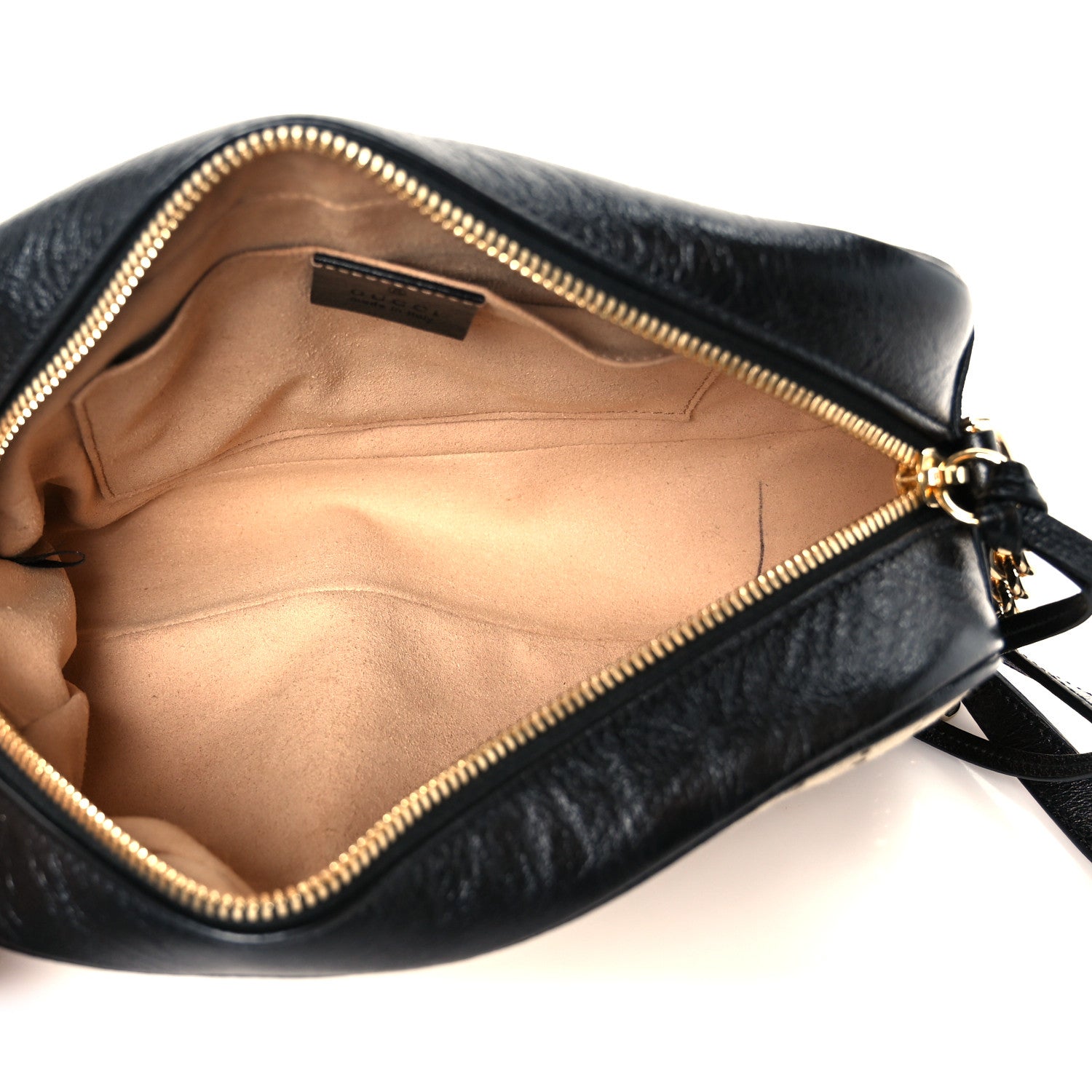 Monogram Matelasse Diagonal Small GG Marmont Chain Shoulder Bag Beige Black
