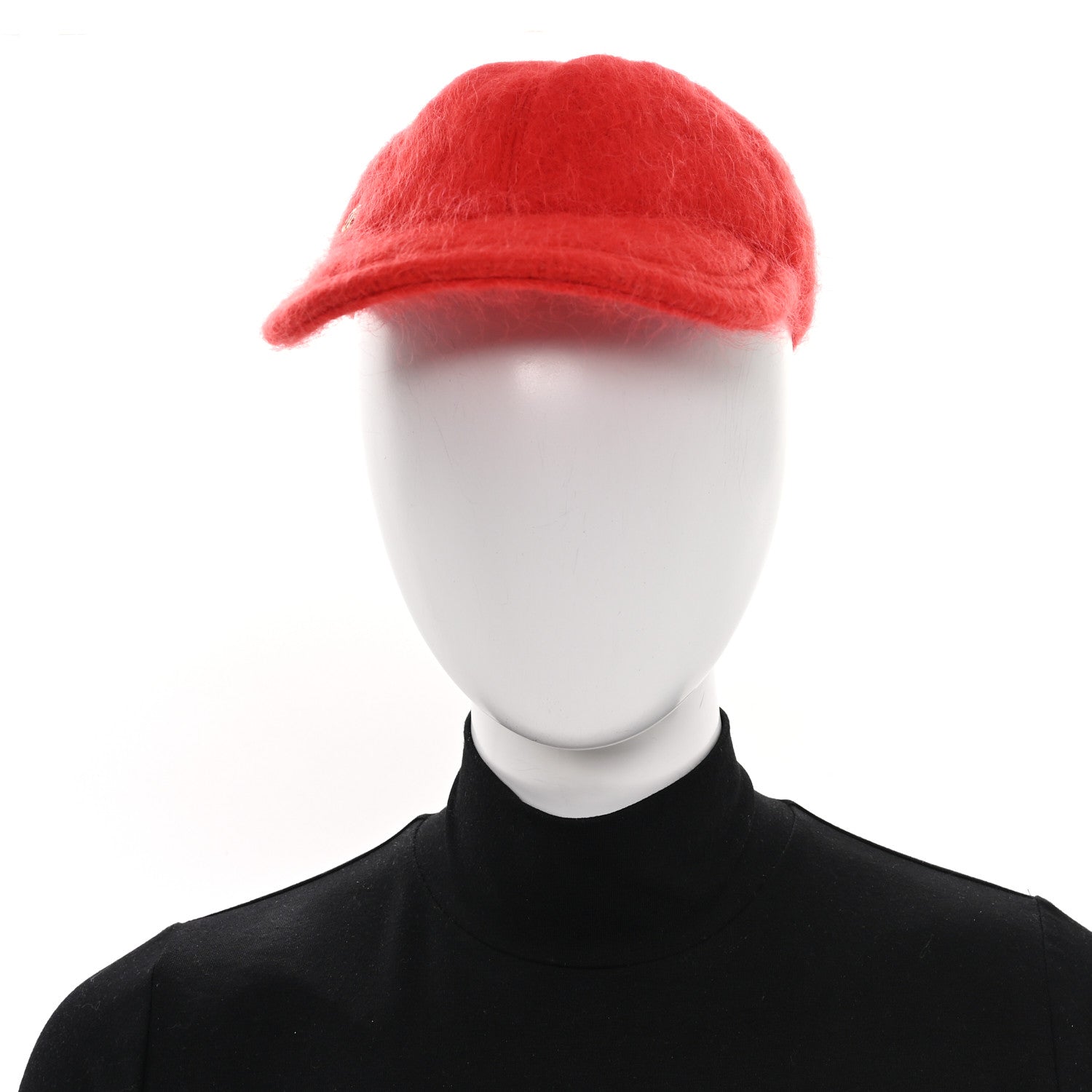 Mohair GG Lauren Baseball Hat L Orange