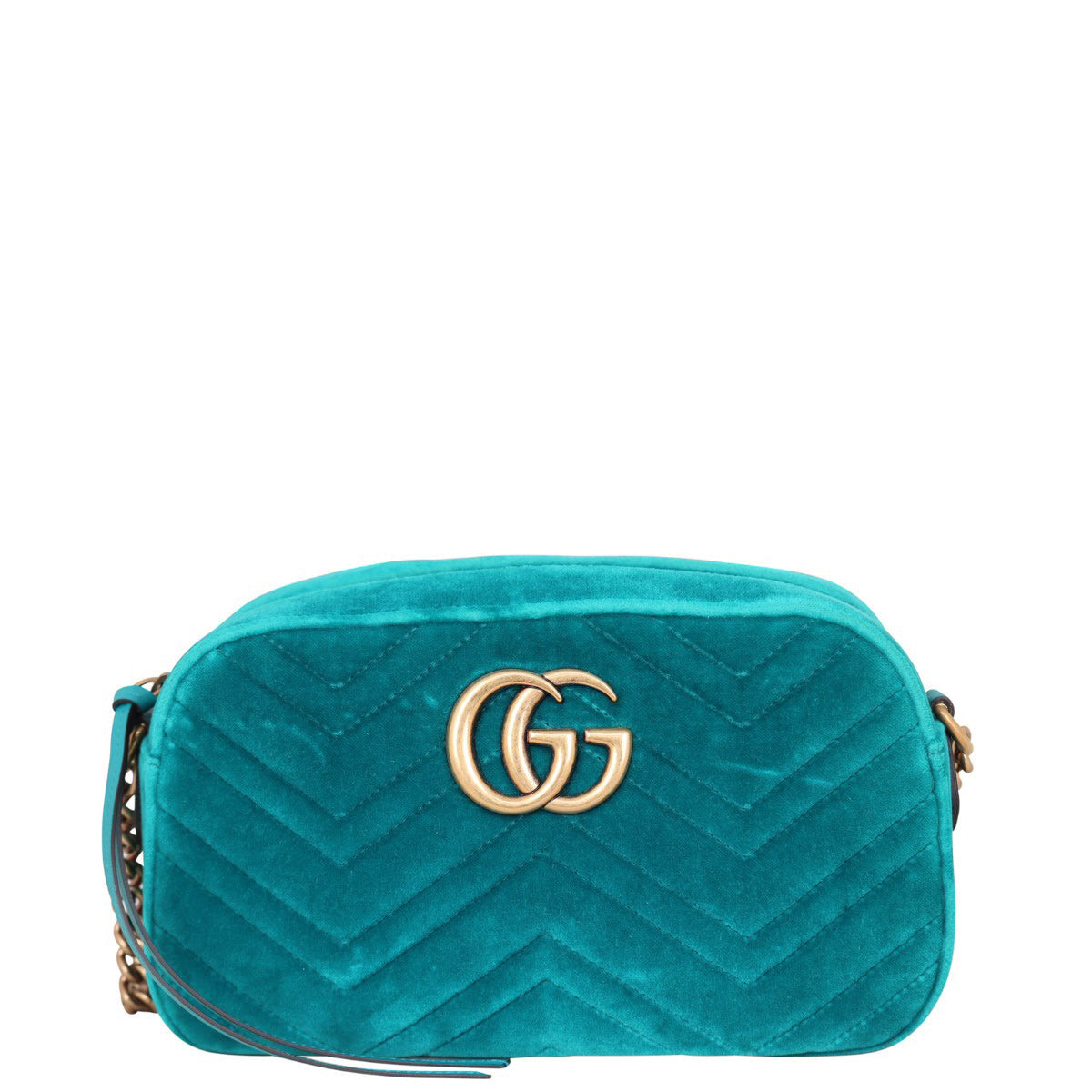 Gucci GG Marmont Velvet Small Camera Bag