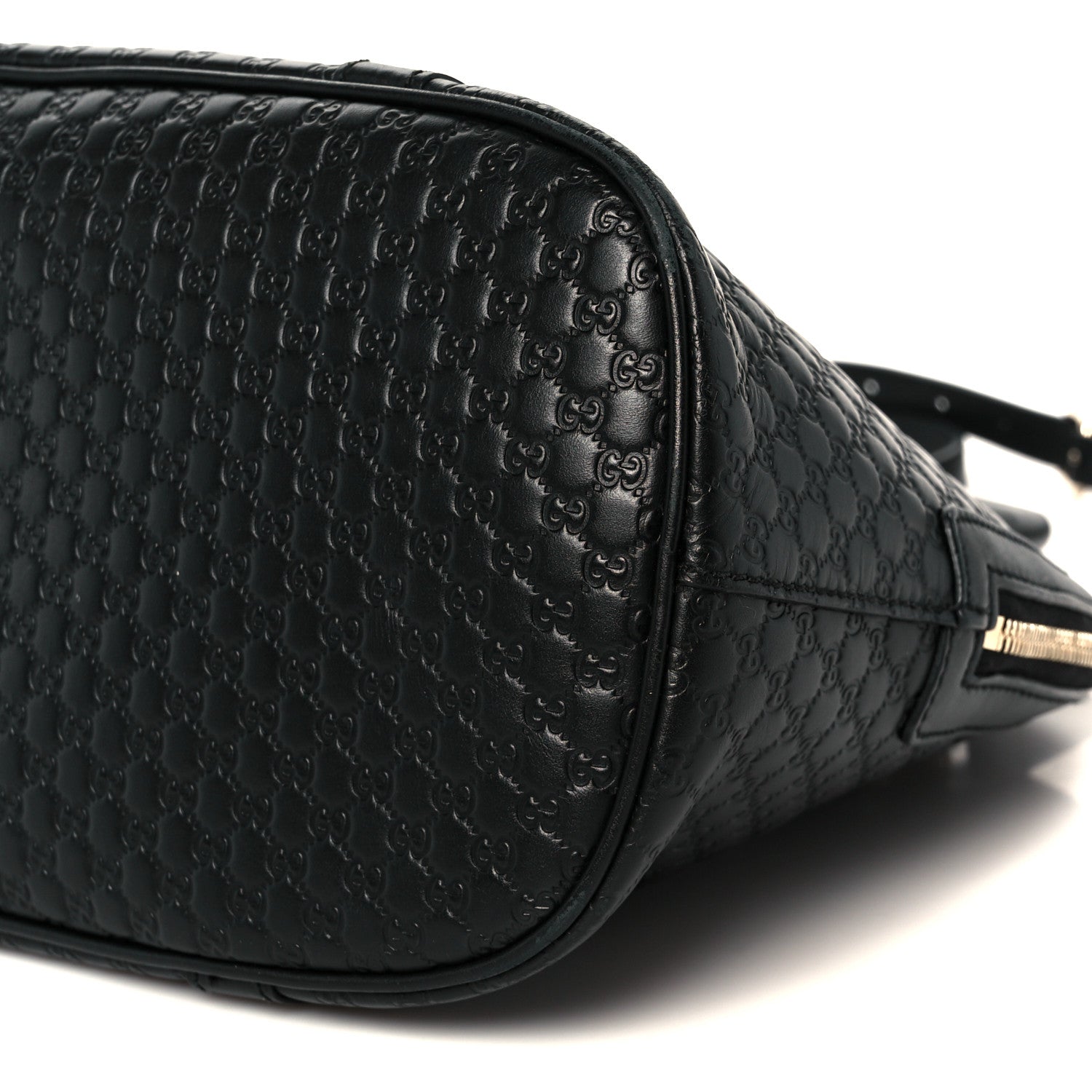 Microguccissima Medium Dome Bag Black