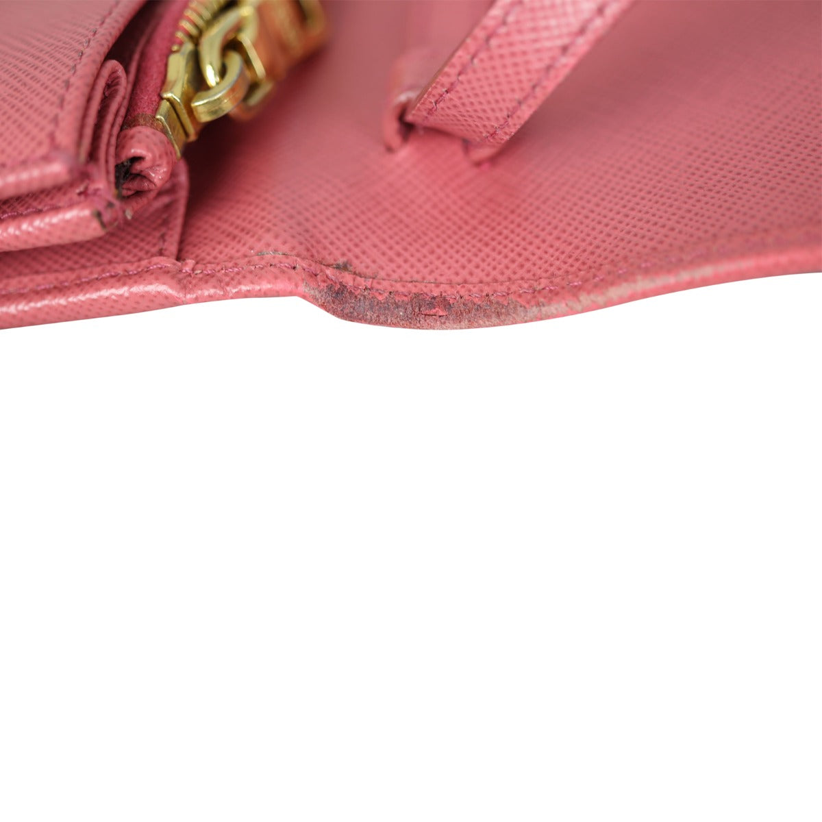 Prada Saffiano Metal Wallet on Strap