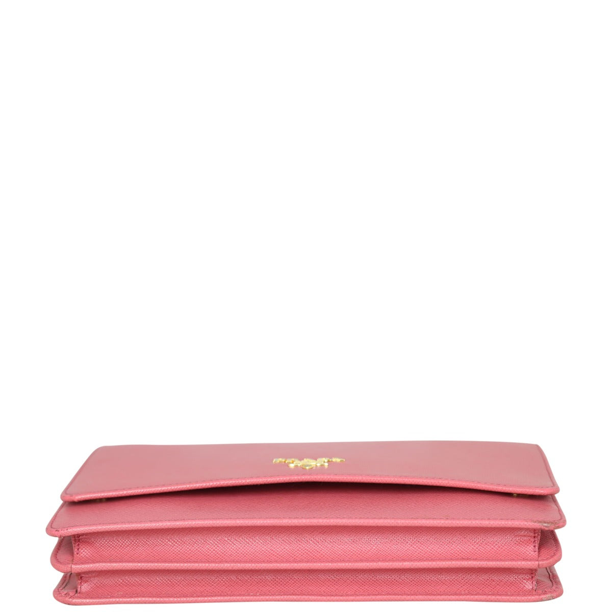 Prada Saffiano Metal Wallet on Strap