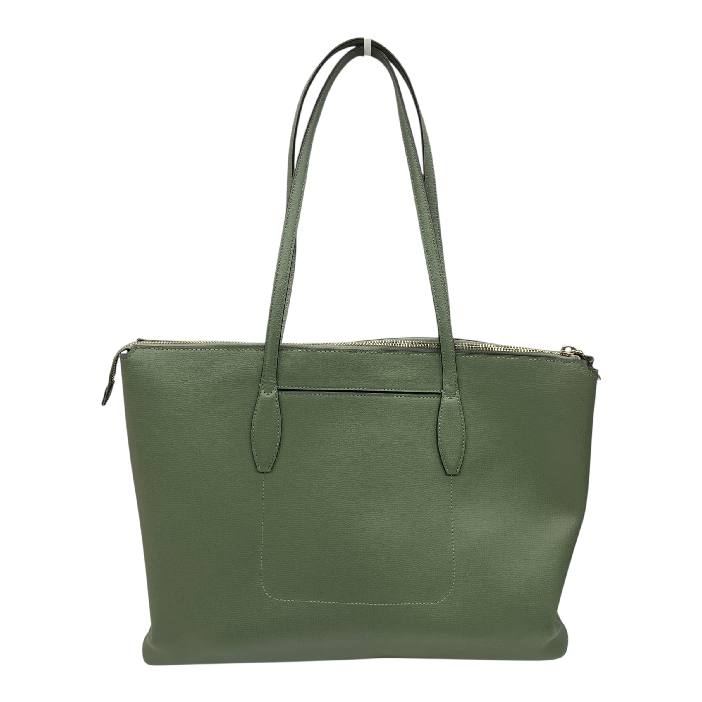 Tote Designer By Kate Spade In Green, Size:Large