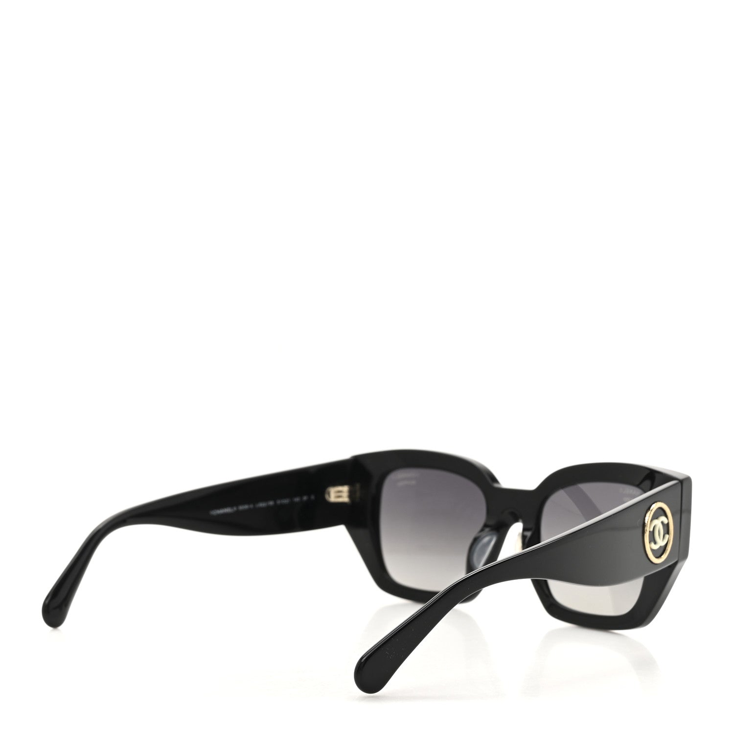 Acetate Polarized Square Sunglasses 5506-A Black