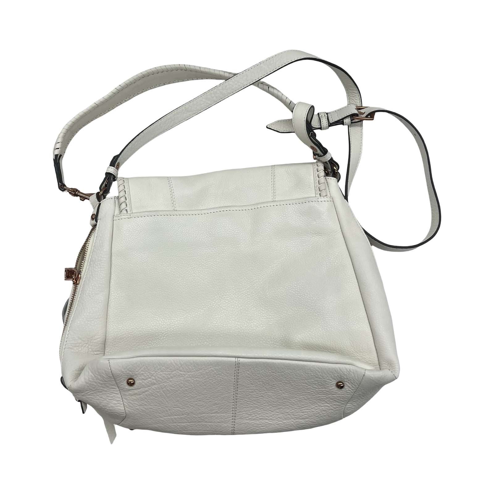 Handbag Leather By Aimee Kestenberg In Cream, Size:Large