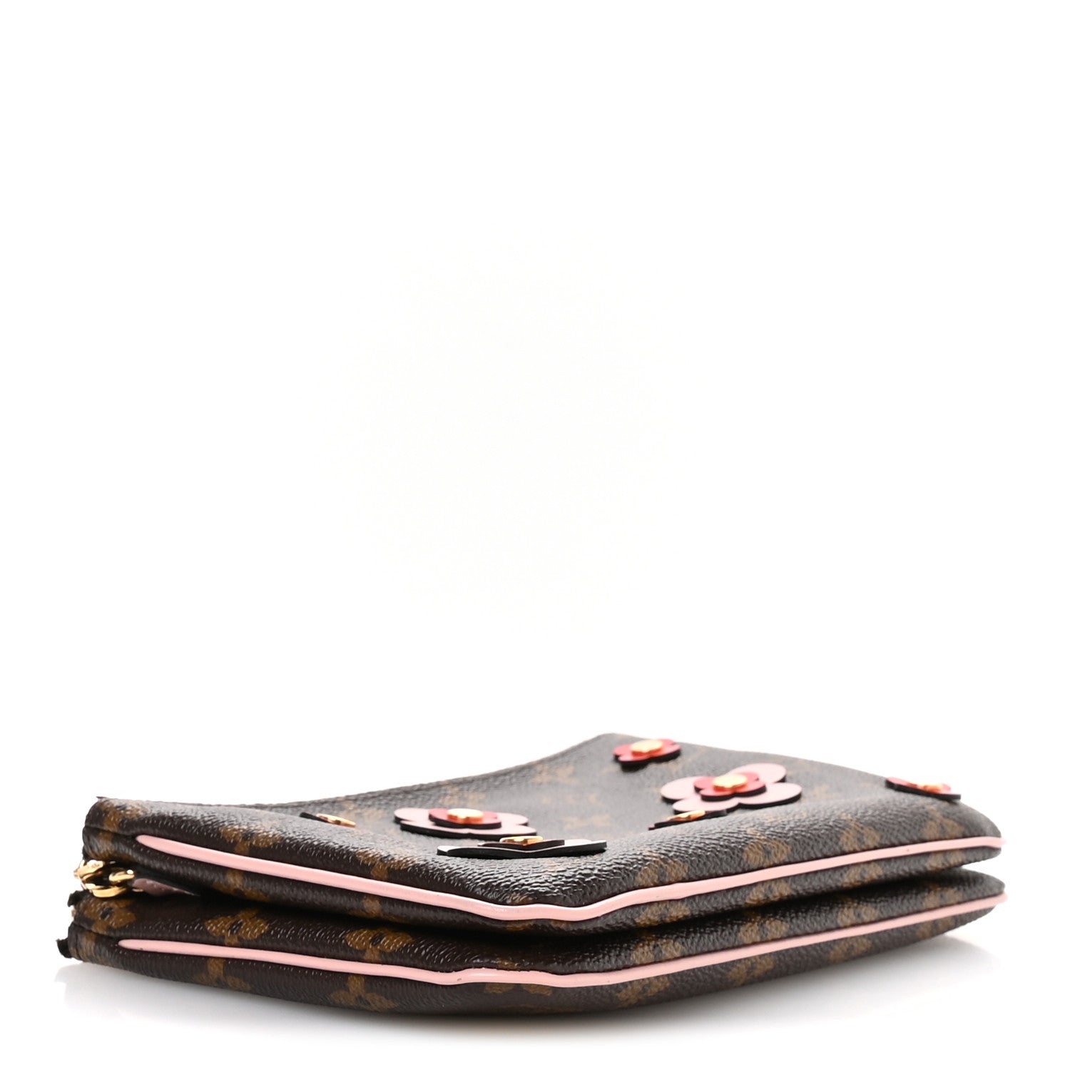 Monogram Blooming Flowers Double Zip Pochette