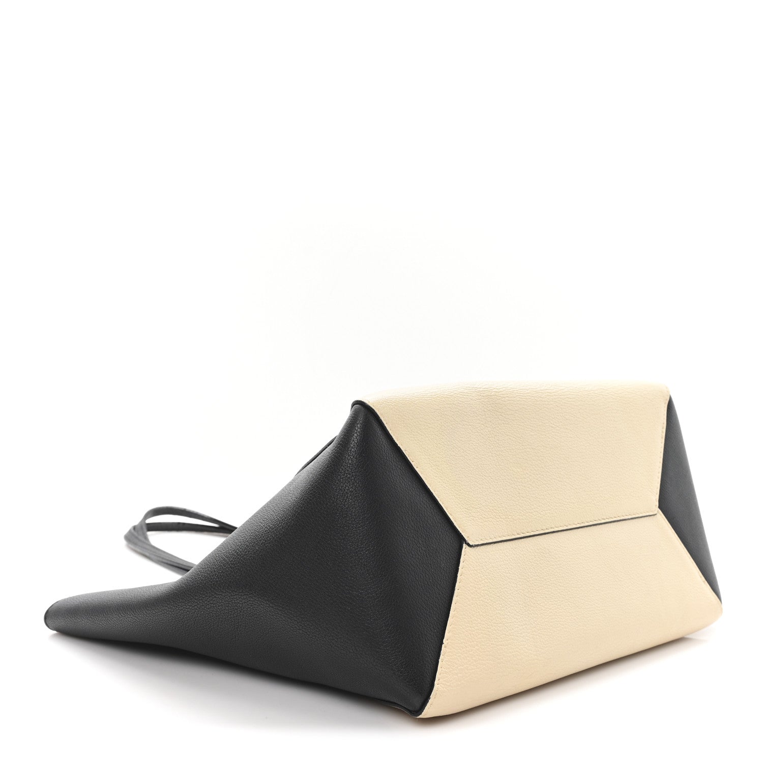 Calfskin Lockme Cabas Vanille Black