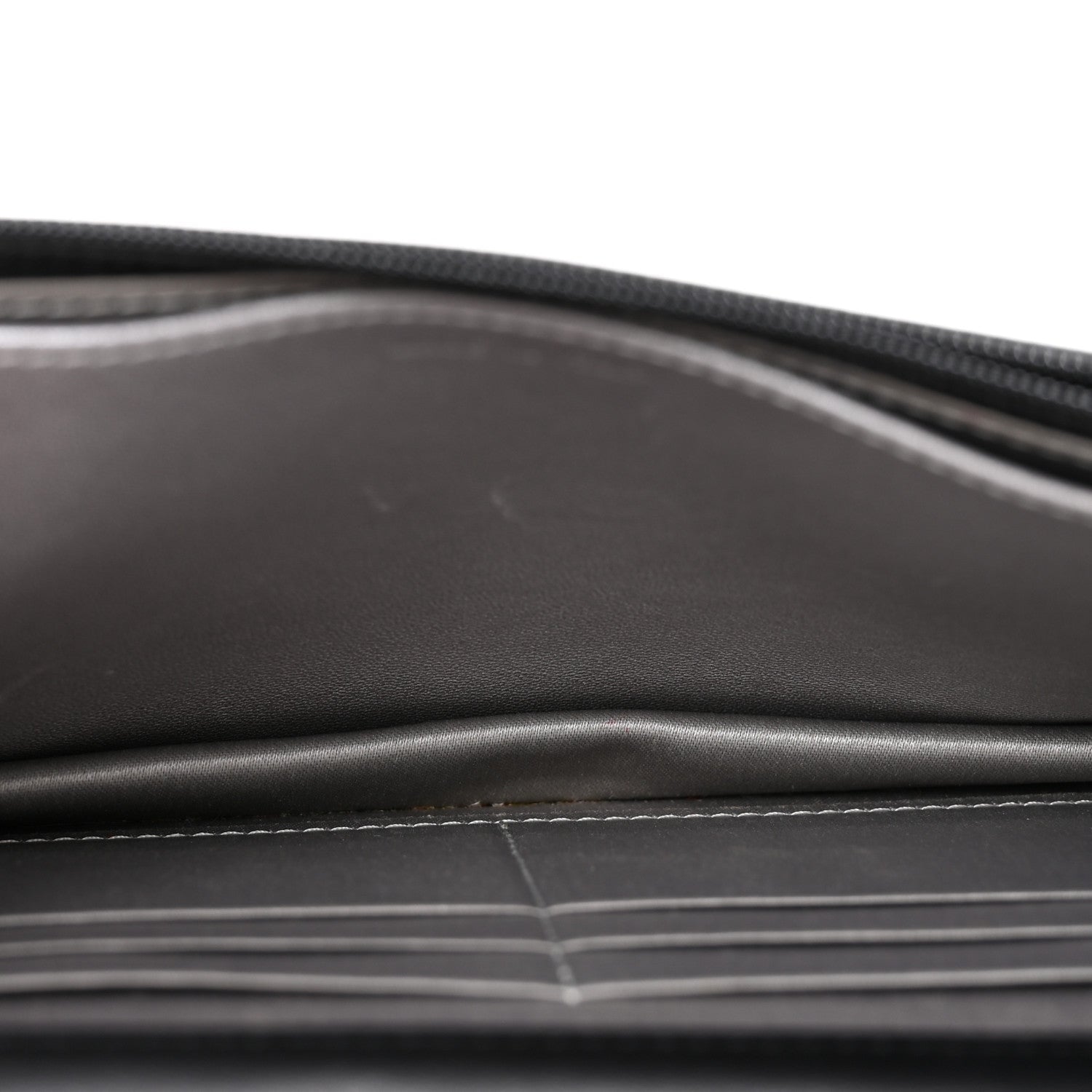 Lambskin Camellia Embossed Wallet On Chain WOC Black